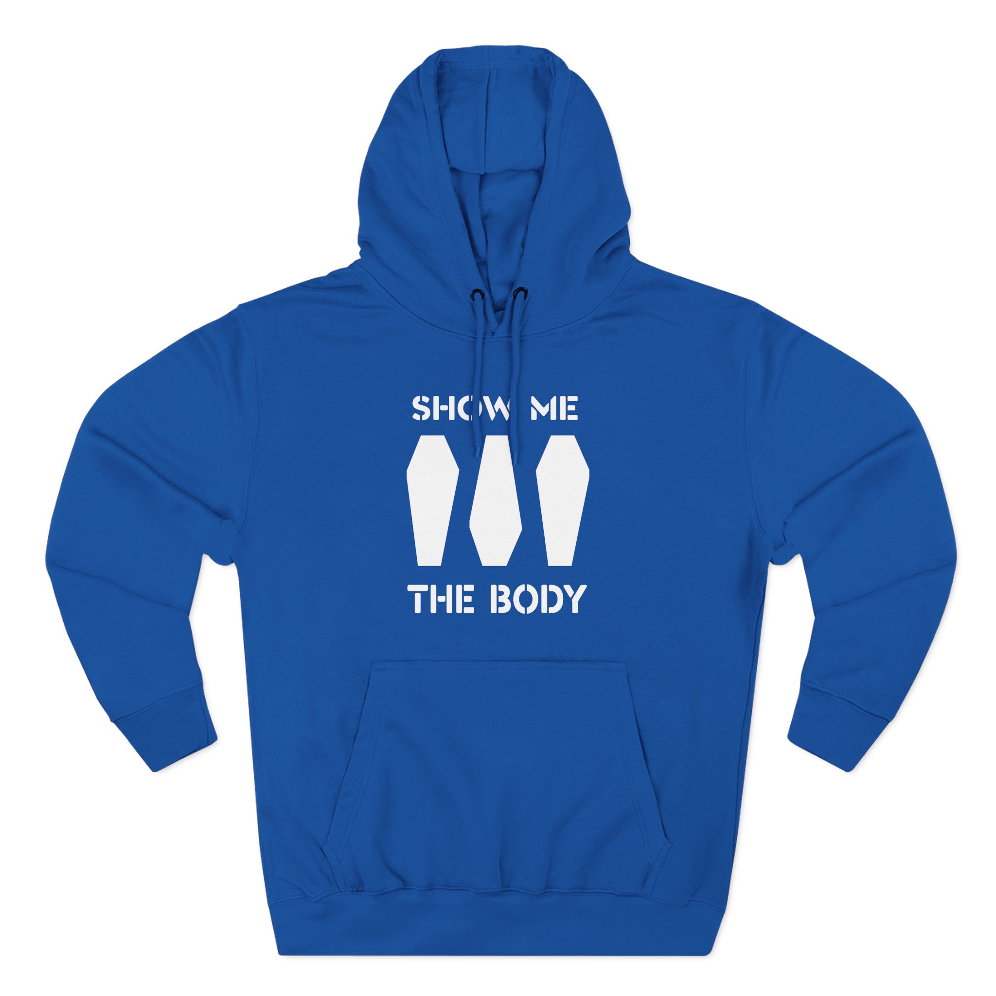 Show Me the Body Coffin Three-Panel Fleece Hoodie