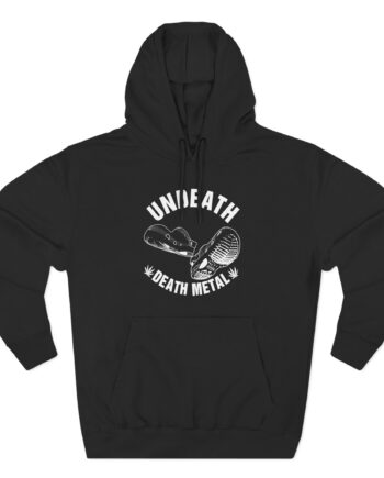 Undeath Death Metal Three-Panel Fleece Hoodie