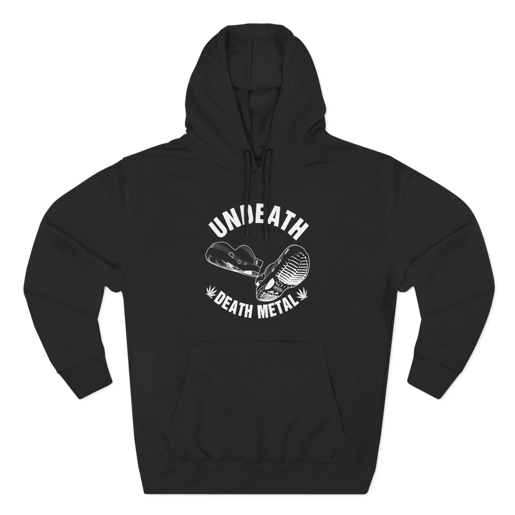 Undeath Death Metal Three-Panel Fleece Hoodie