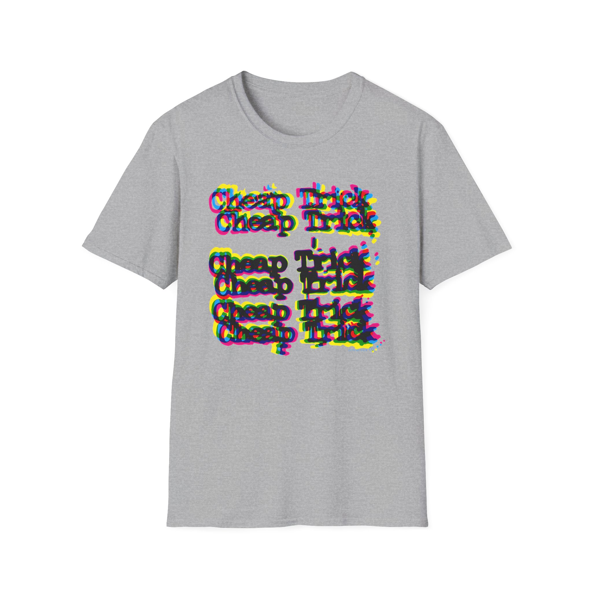 Cheap Trick 3d Logo Unisex Softstyle T-Shirt