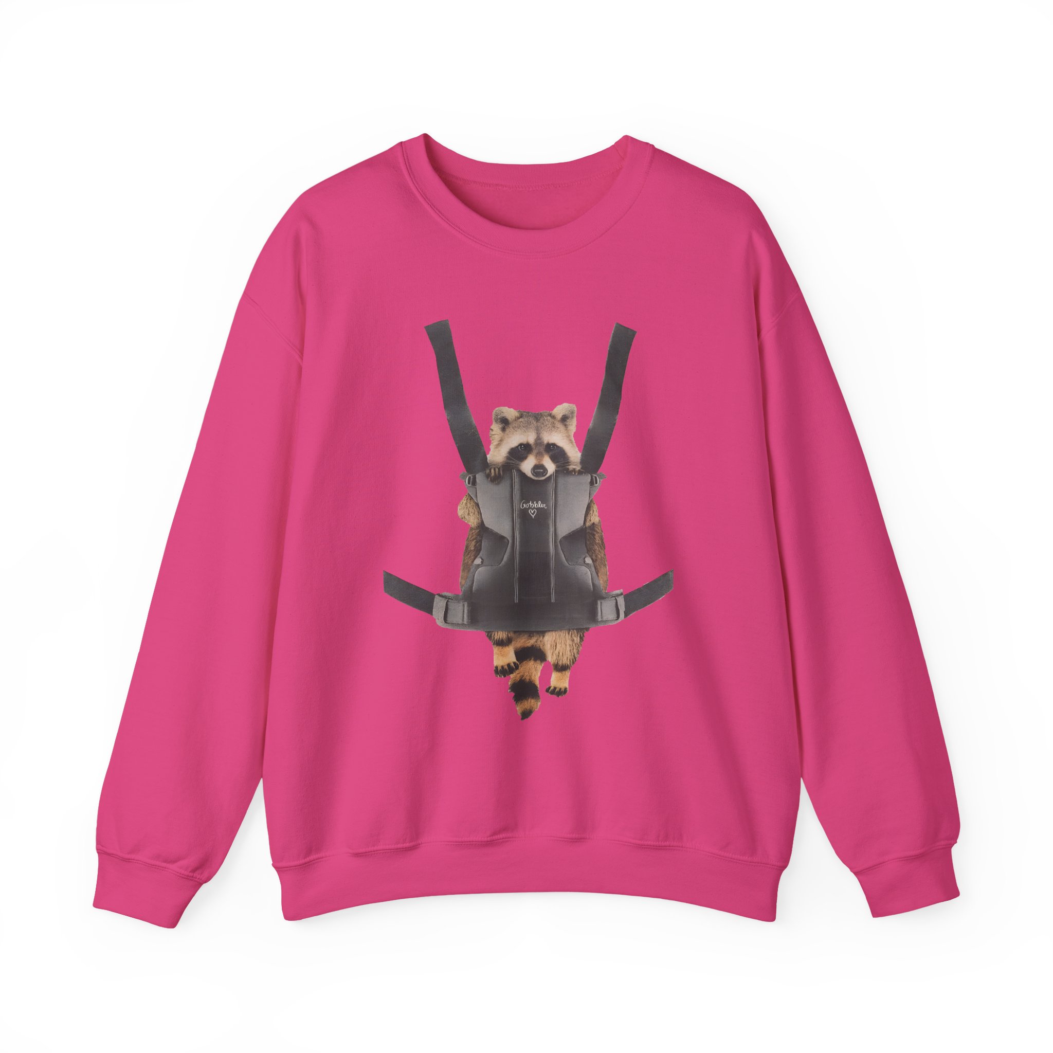 William Osman Raccoon Unisex Heavy Blendâ„¢ Crewneck Sweatshirt