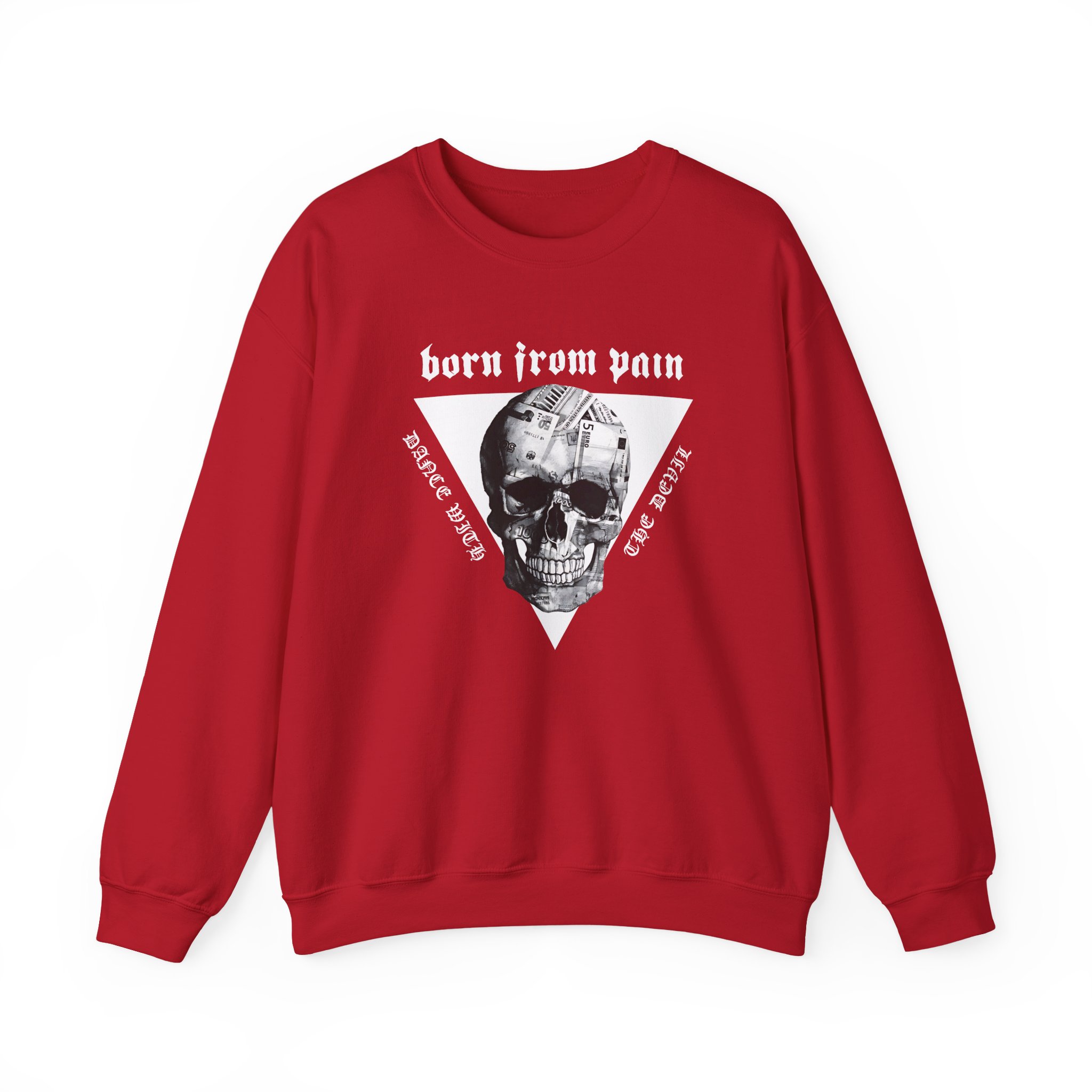 Born From Pain Dance With the Devil Unisex Heavy Blendâ„¢ Crewneck Sweatshirt