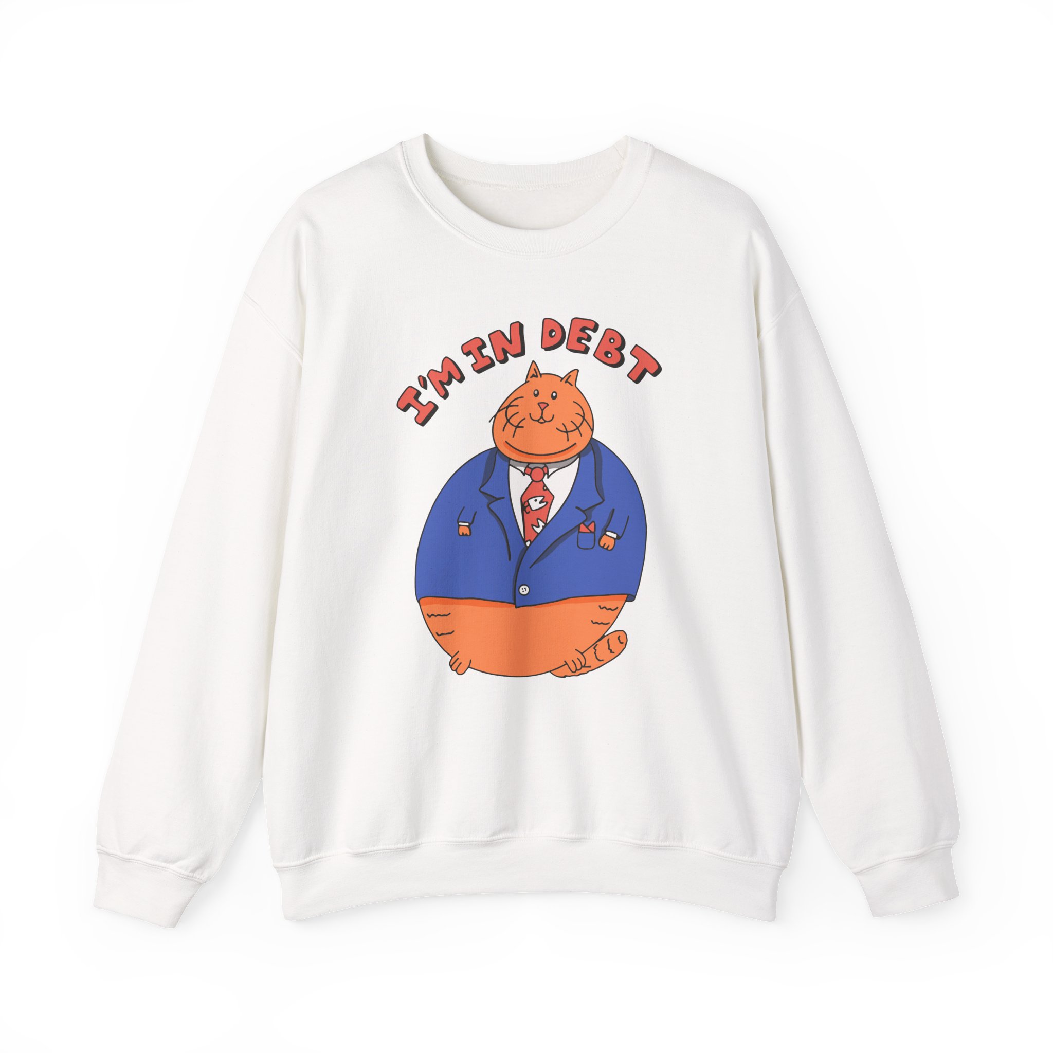 William Osman I'm in Debt Unisex Heavy Blendâ„¢ Crewneck Sweatshirt