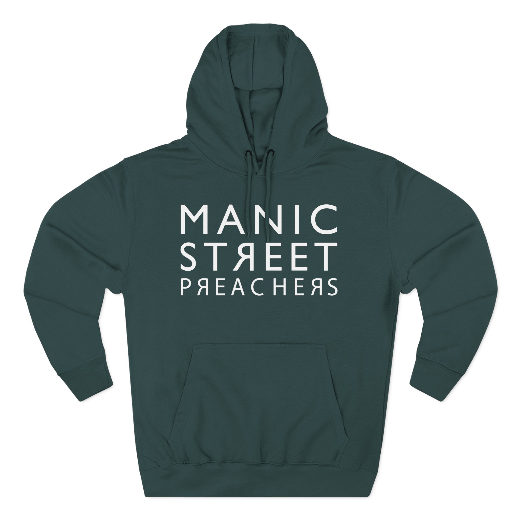 Manic Street Preachers Reversed Logo Three-Panel Fleece Hoodie