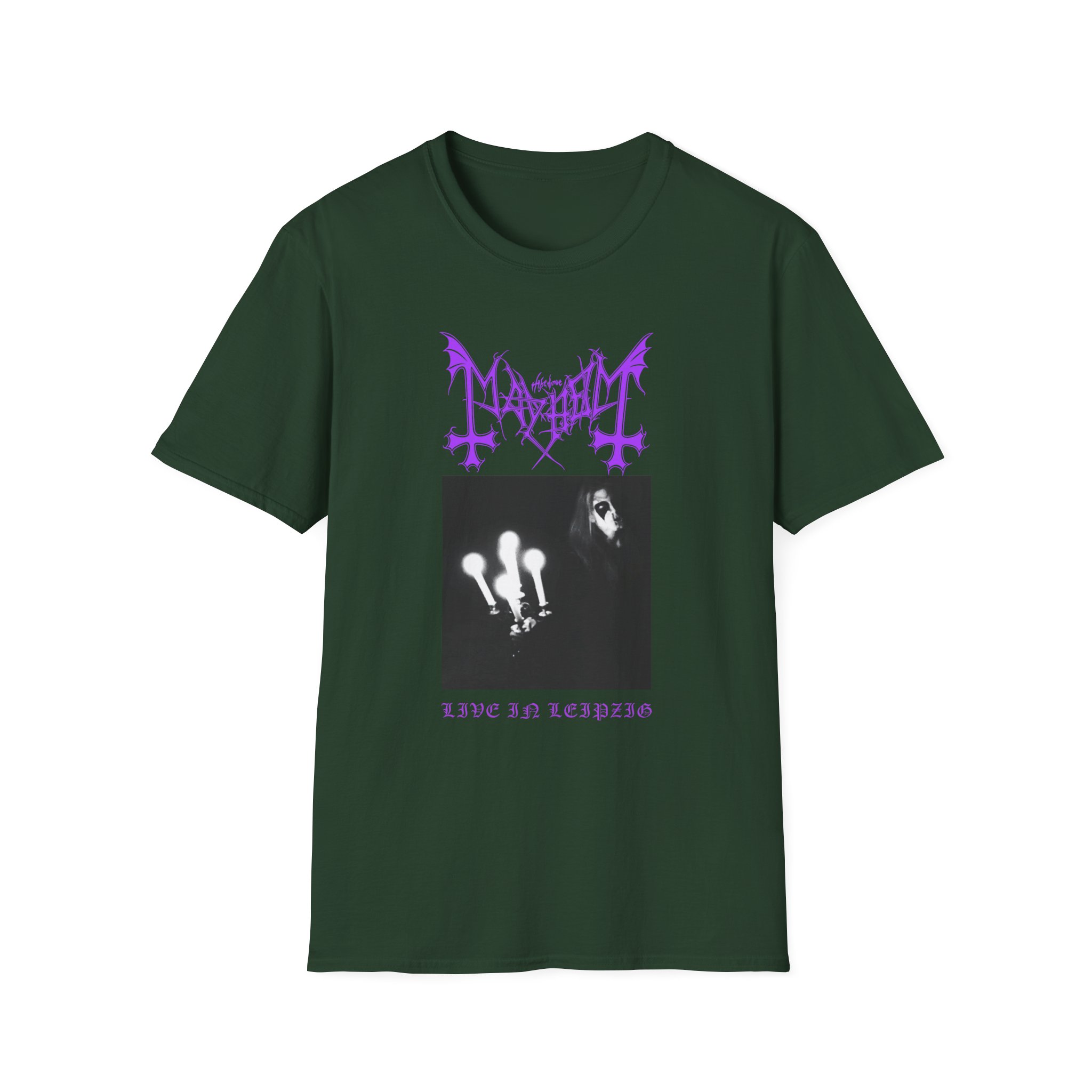 Mayhem Live In Leipzig Unisex Softstyle T-Shirt
