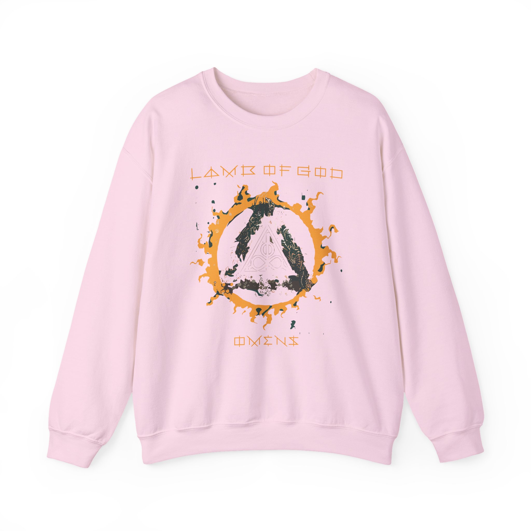 Lamb of God Omens Triangle Unisex Heavy Blendâ„¢ Crewneck Sweatshirt