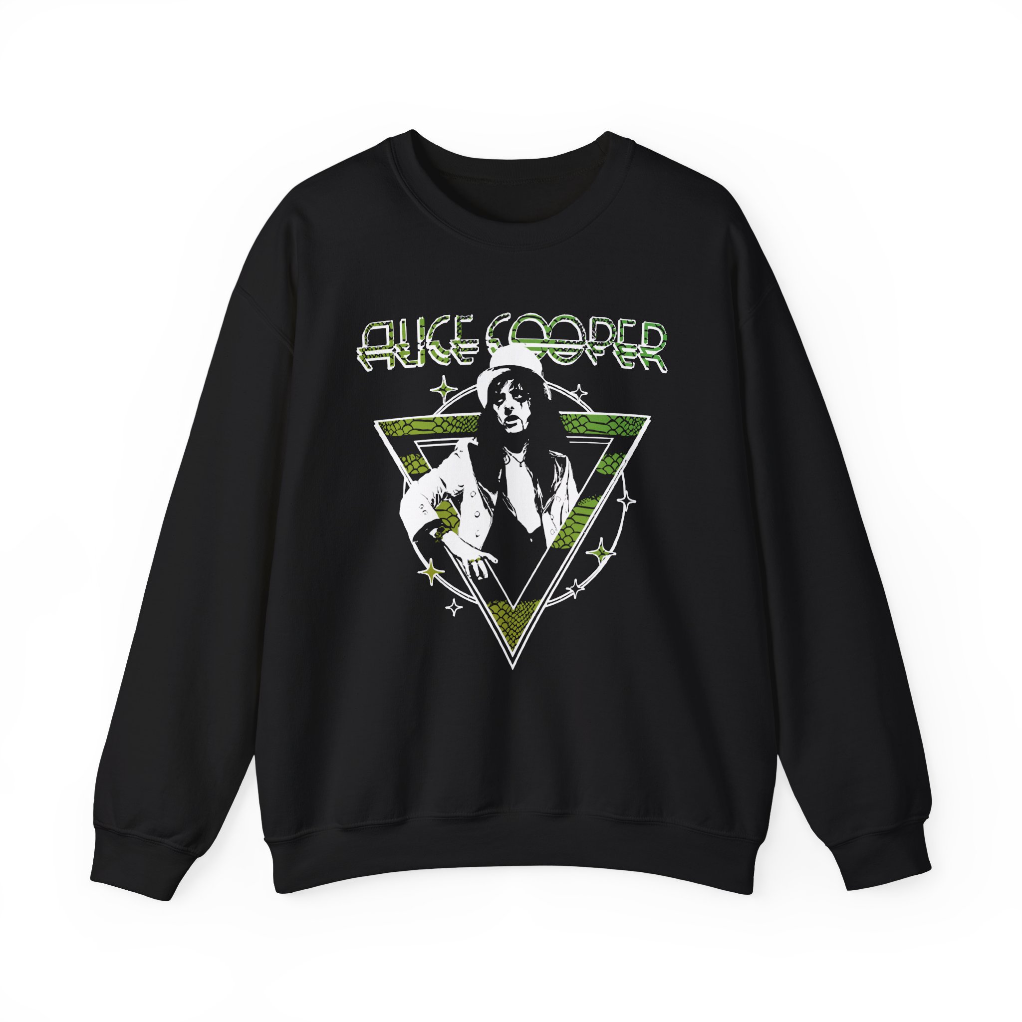 Alice Cooper Welcome to My Nightmare 50th Anniversary Top Hat Unisex Heavy Blendâ„¢ Crewneck Sweatshirt