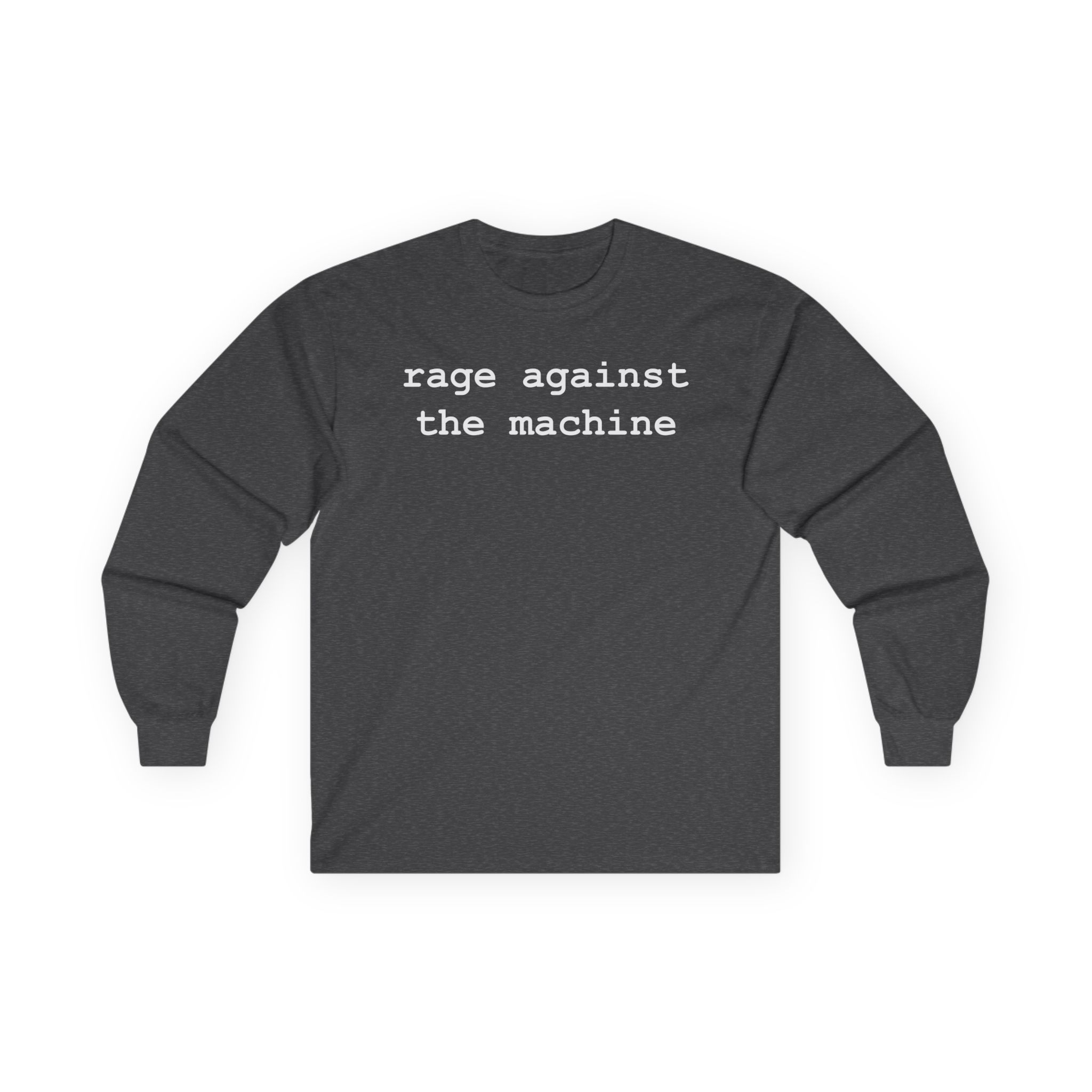 Rage Against the Machine Typewriter Molotov Unisex Ultra Cotton Long Sleeve Tee
