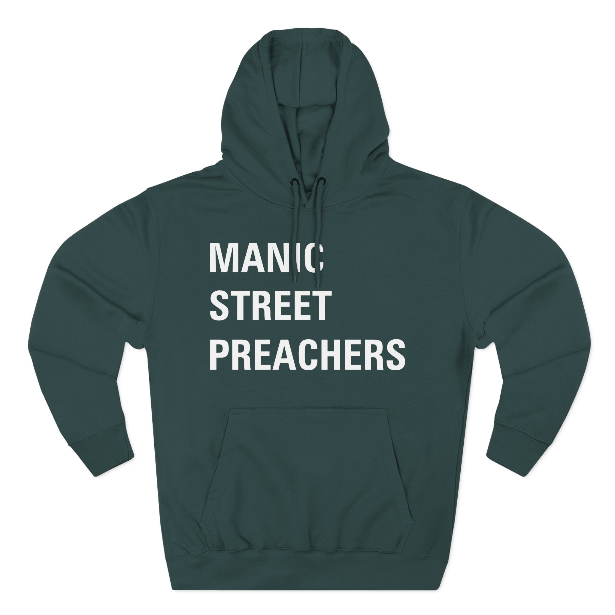 Manic Street Preachers Block Logo Three-Panel Fleece Hoodie