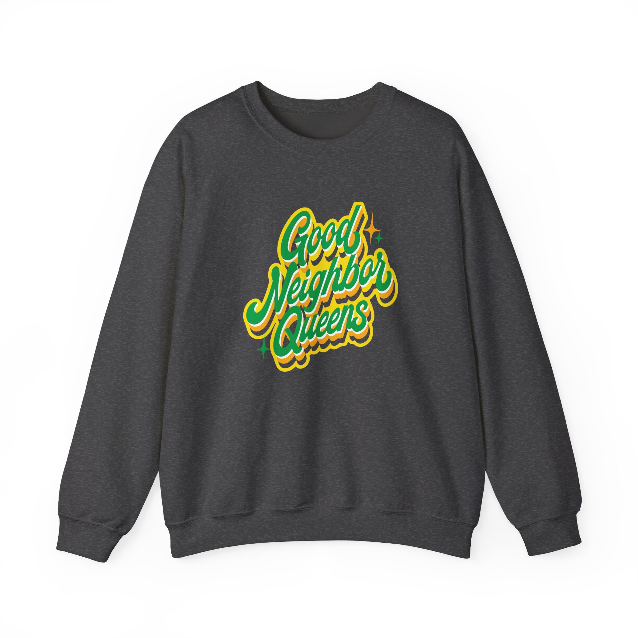 Good Neighbours Queens Unisex Heavy Blendâ„¢ Crewneck Sweatshirt
