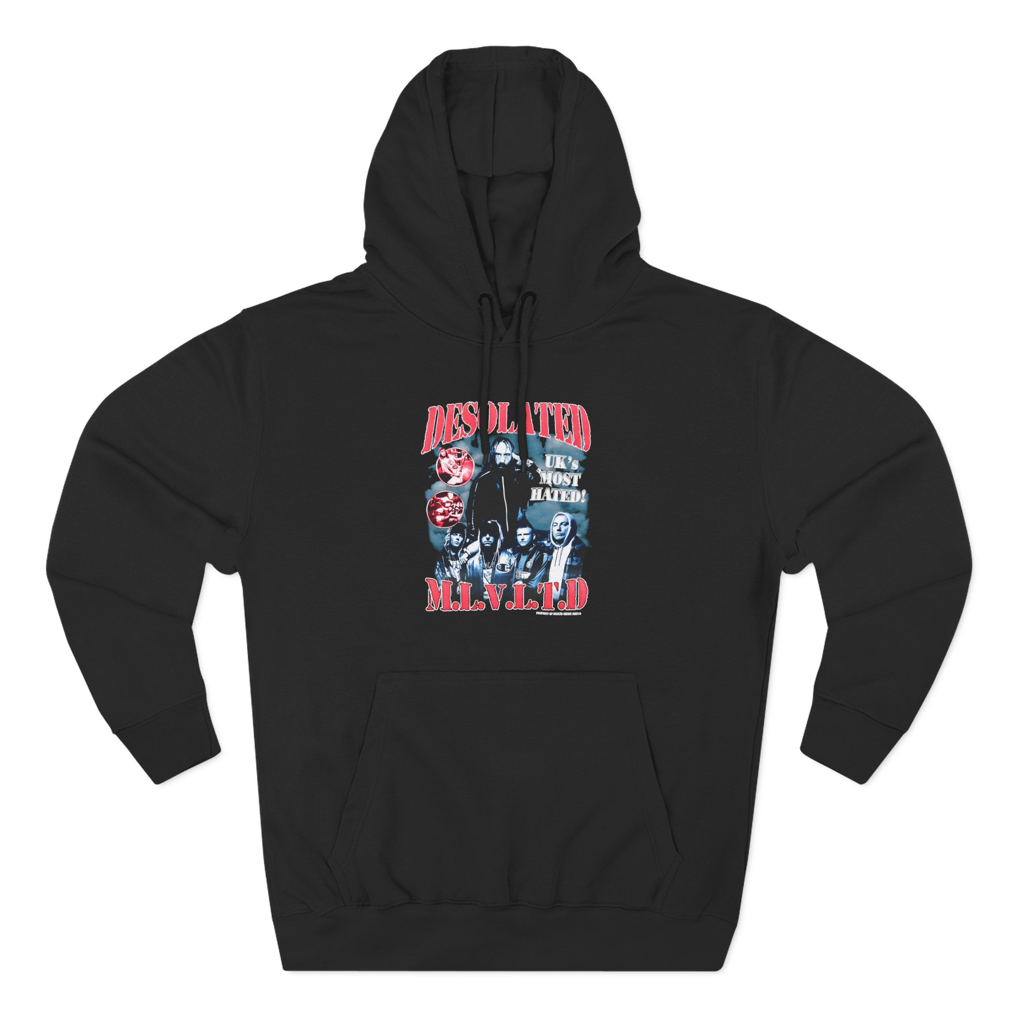 Desolated UK's Most Hated Three-Panel Fleece Hoodie