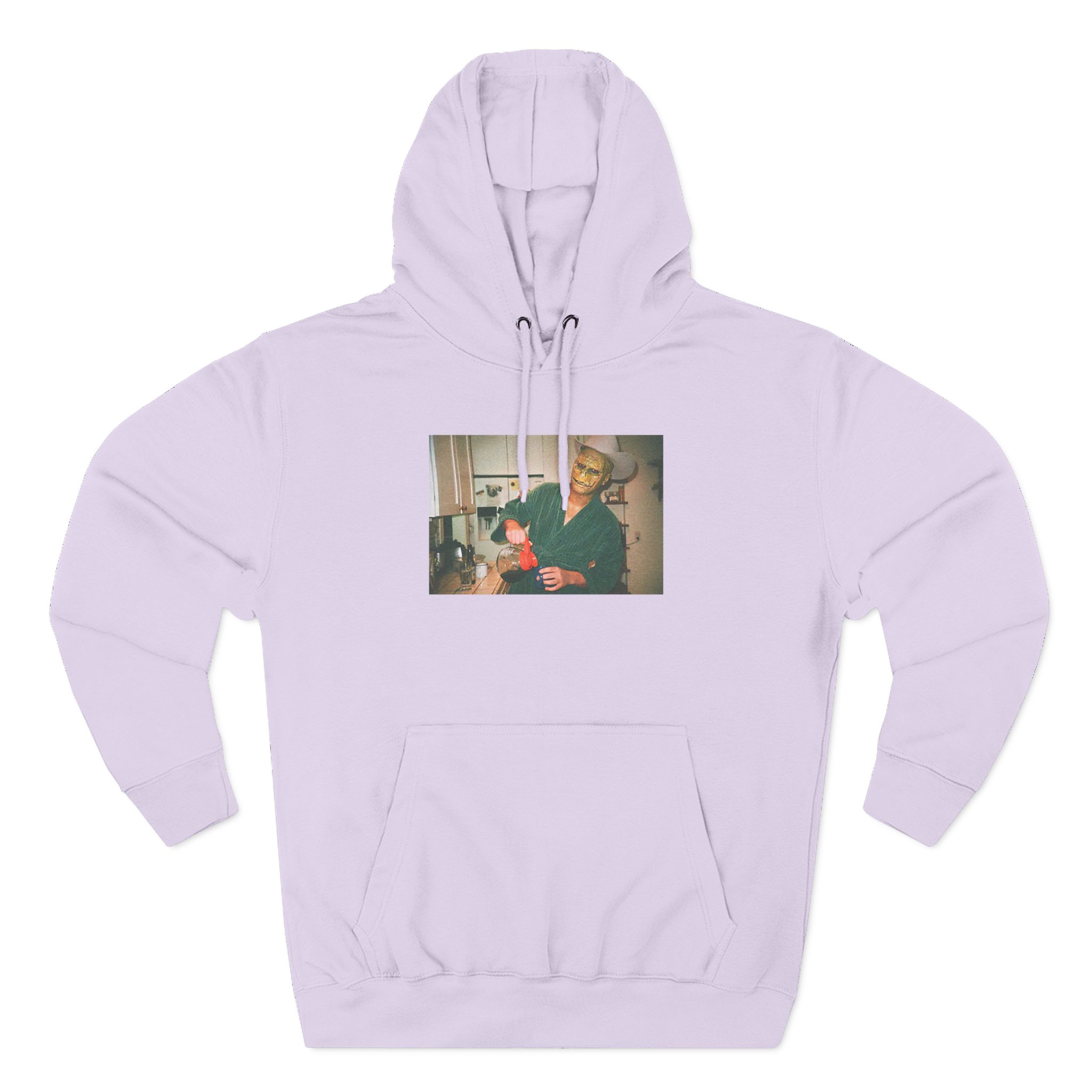 Mac Demarco Lizard Man Coffee Three-Panel Fleece Hoodie