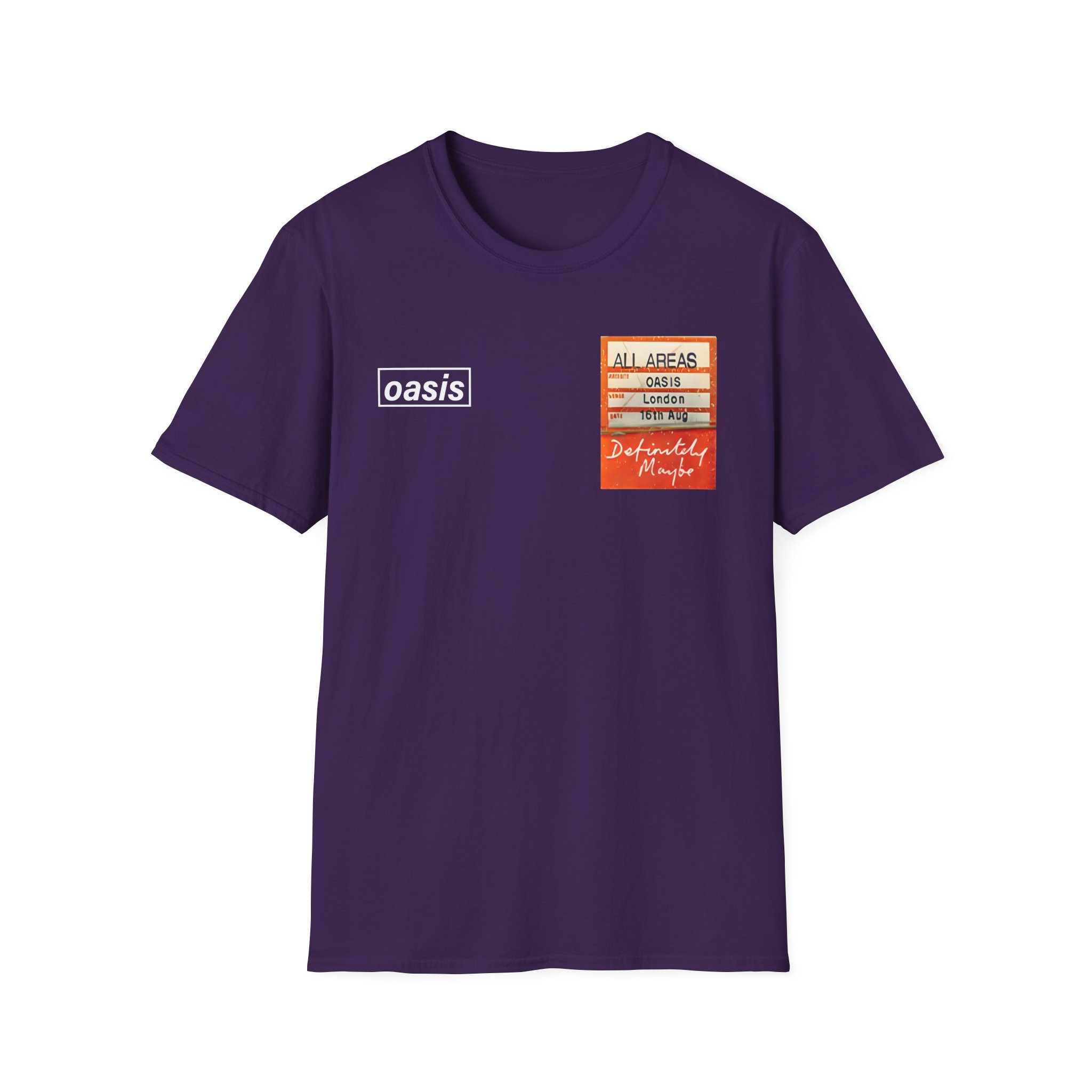 Oasis Setlist Unisex Softstyle T-Shirt