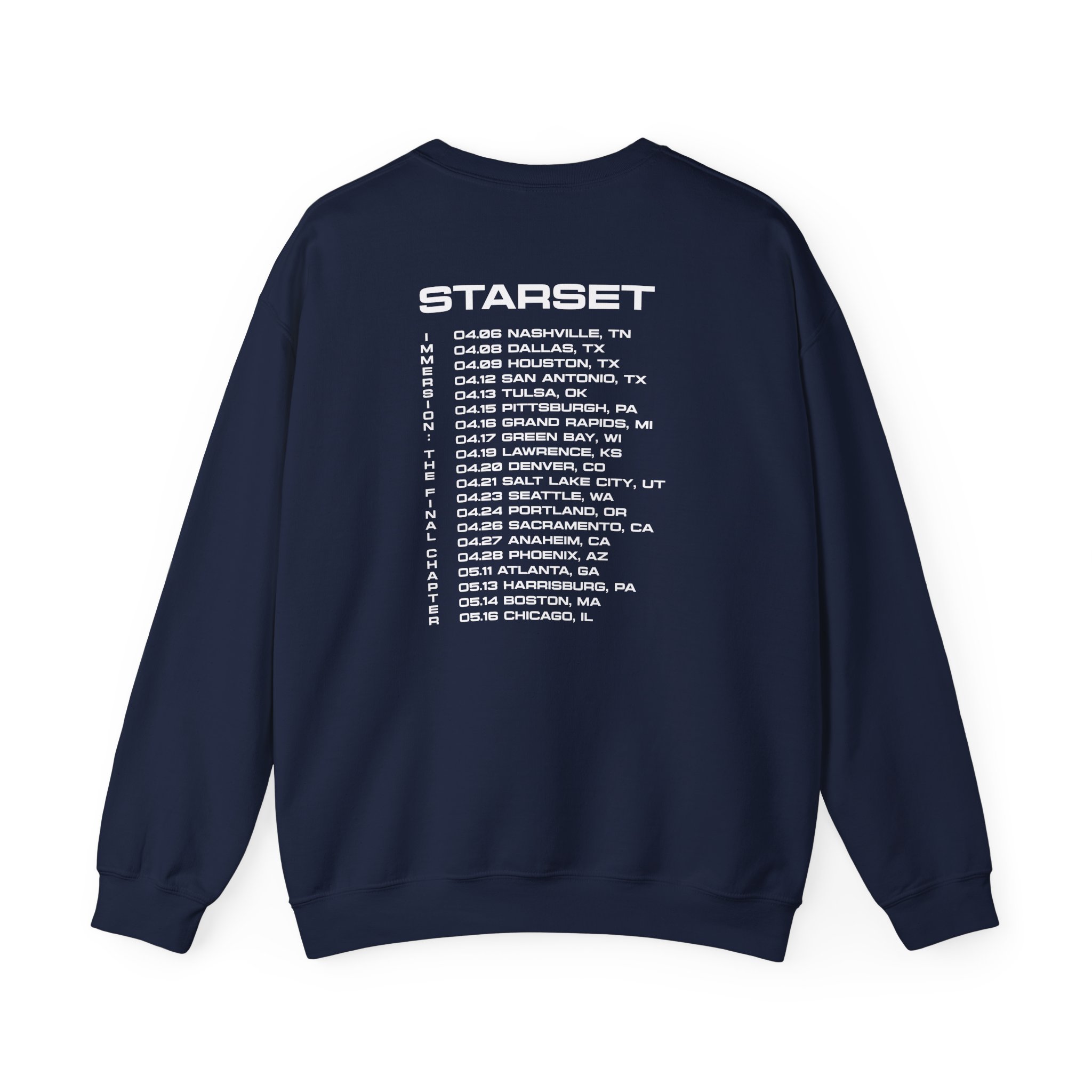 Starset Immersion Red Tour Unisex Heavy Blendâ„¢ Crewneck Sweatshirt