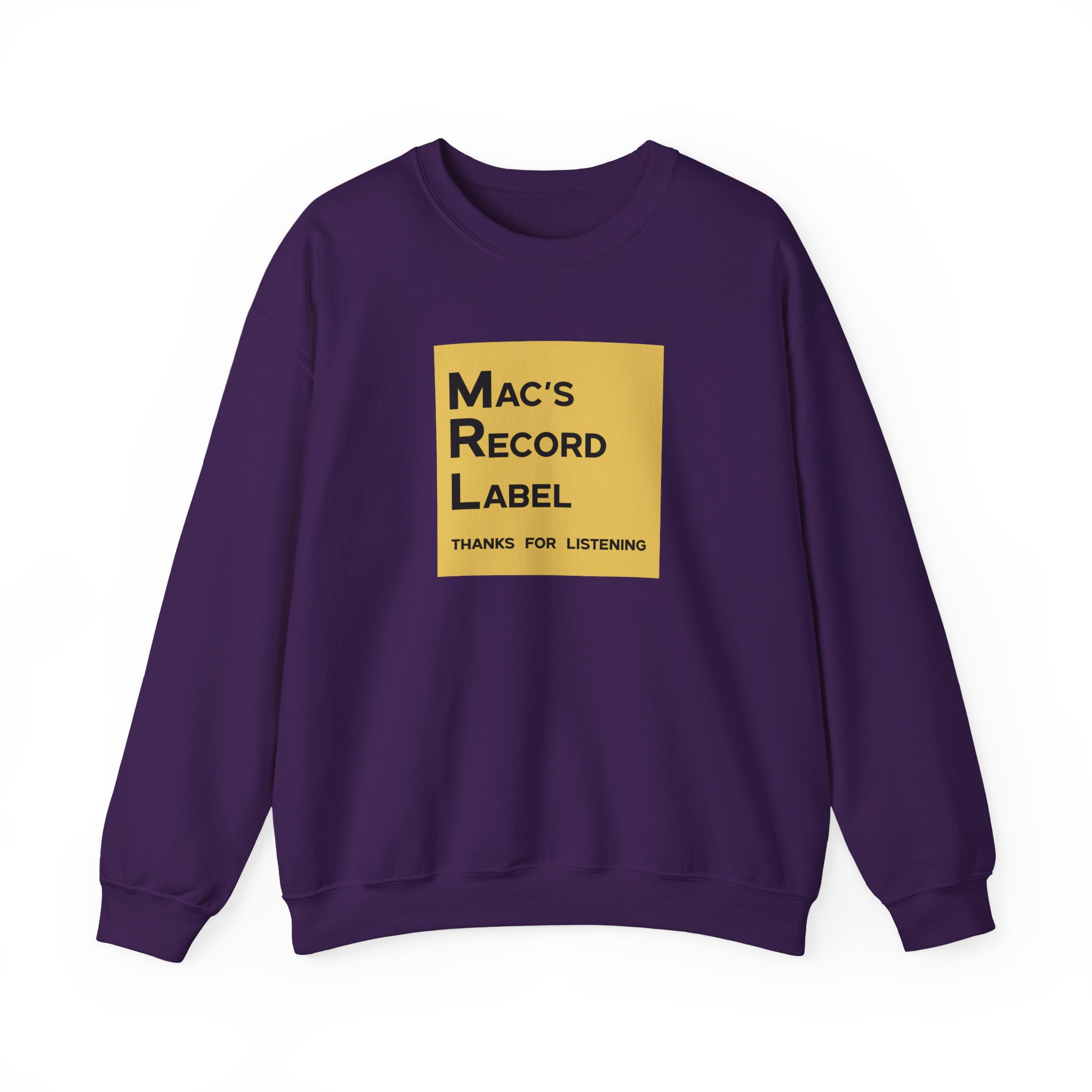 Mac Demarco Label Logo Unisex Heavy Blendâ„¢ Crewneck Sweatshirt