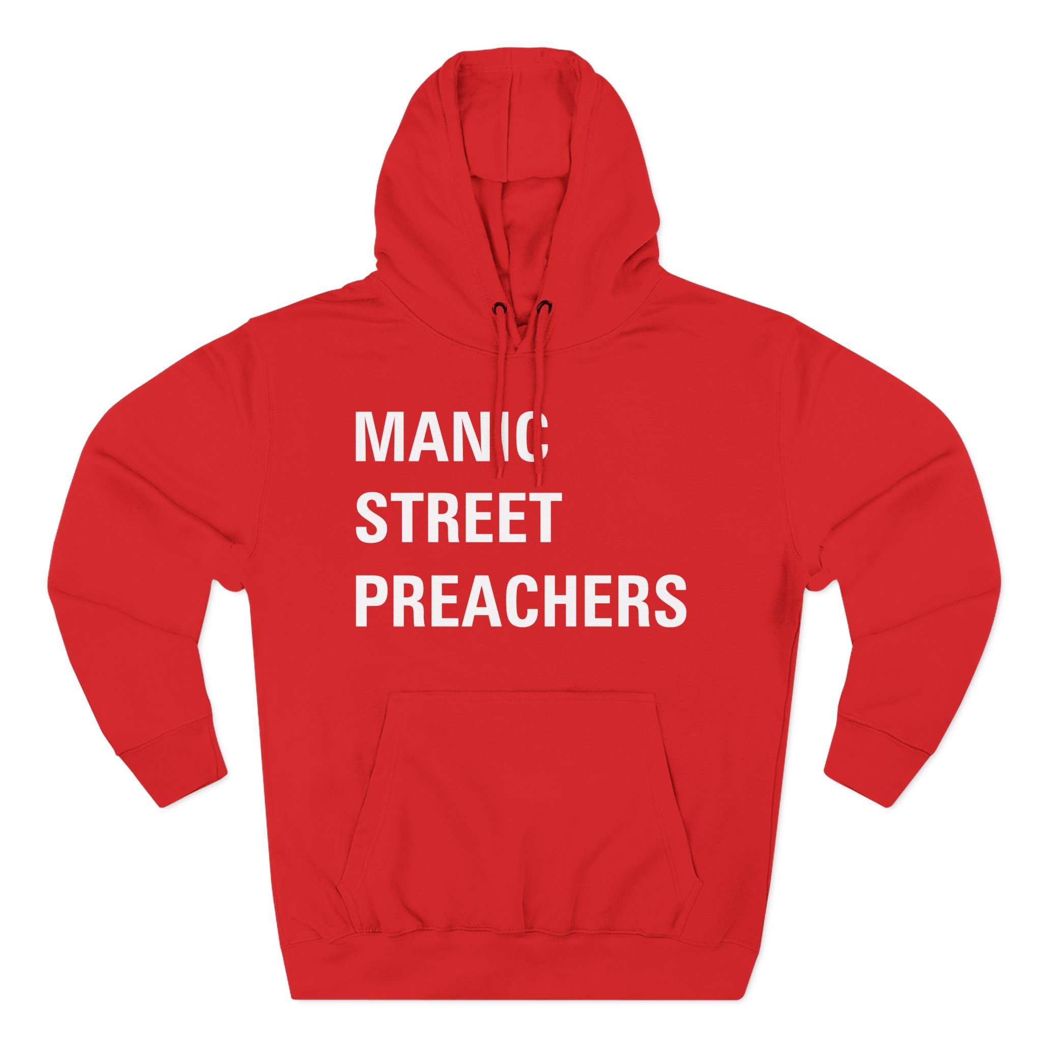 Manic Street Preachers Block Logo Three-Panel Fleece Hoodie