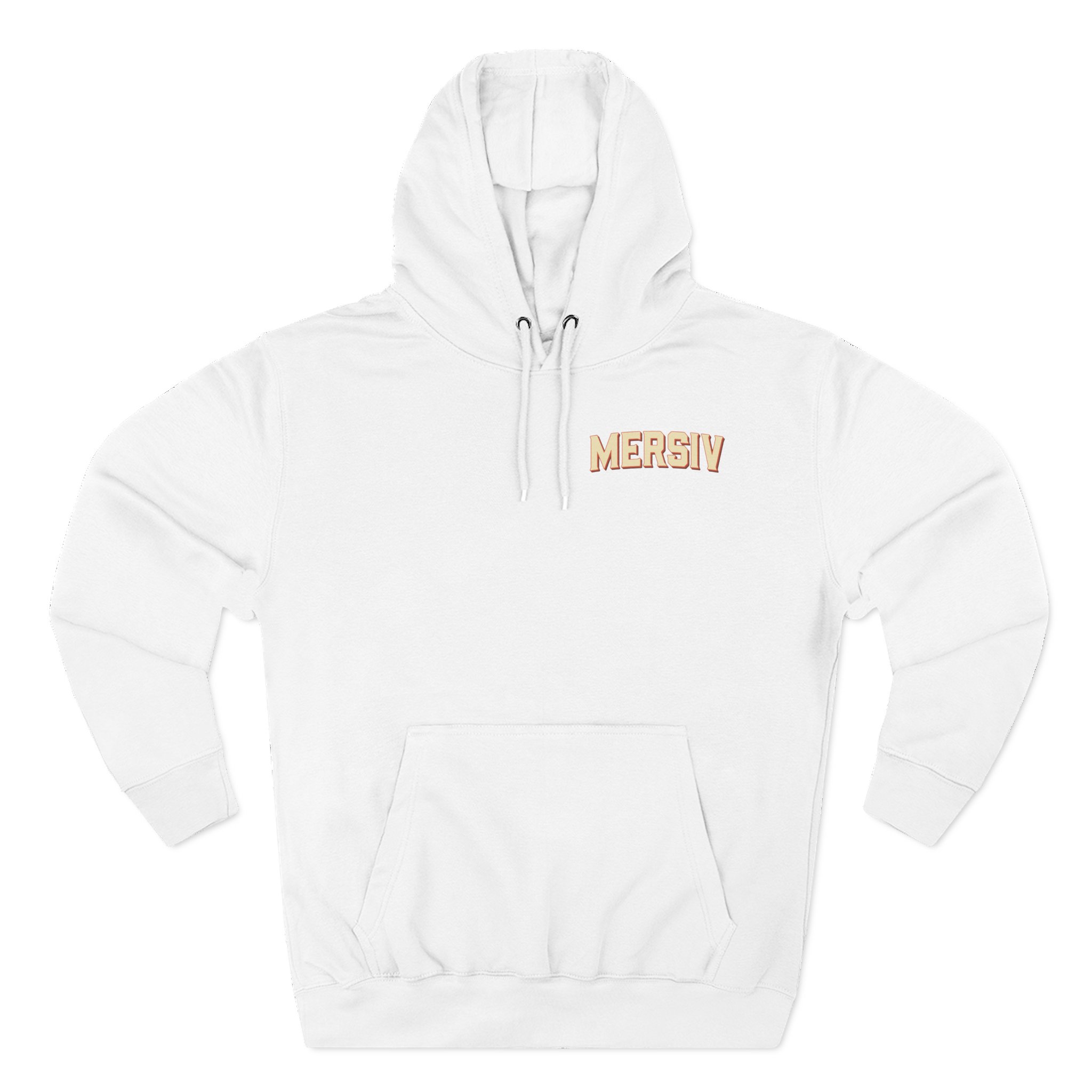 Mersiv Tan Chicago Three-Panel Fleece Hoodie