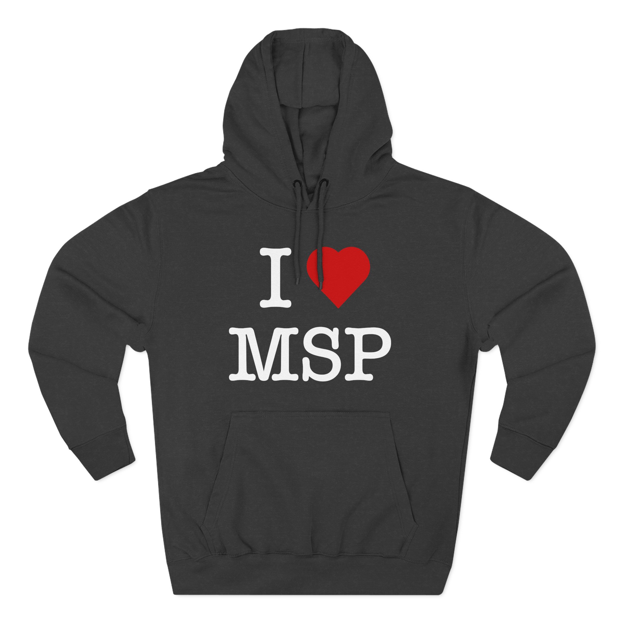 Manic Street Preachers I Heart Msp Three-Panel Fleece Hoodie