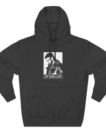 AP Dhillon Three-Panel Fleece Hoodie