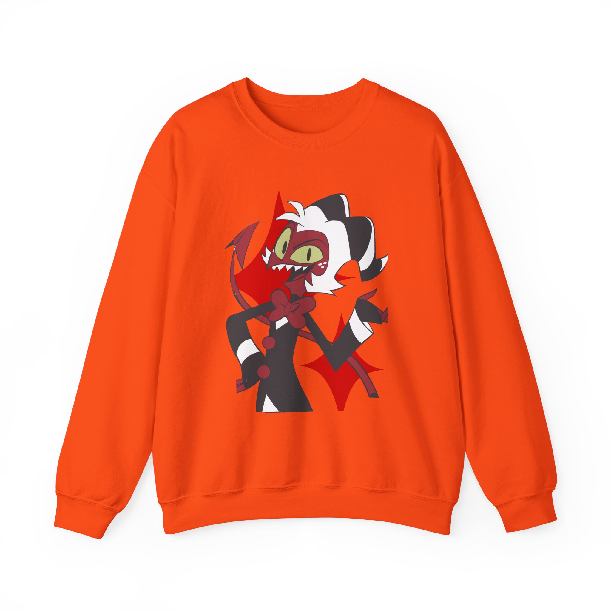 Helluva Boss Moxxie Unisex Heavy Blendâ„¢ Crewneck Sweatshirt
