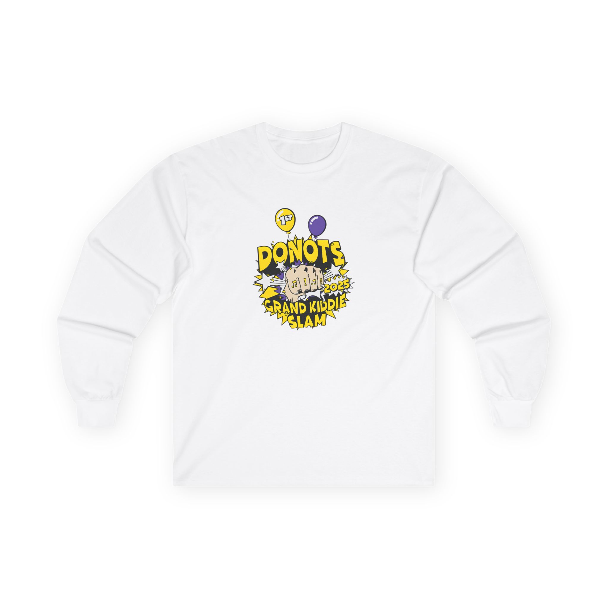 Donots Grand Kiddie Slam Unisex Ultra Cotton Long Sleeve Tee
