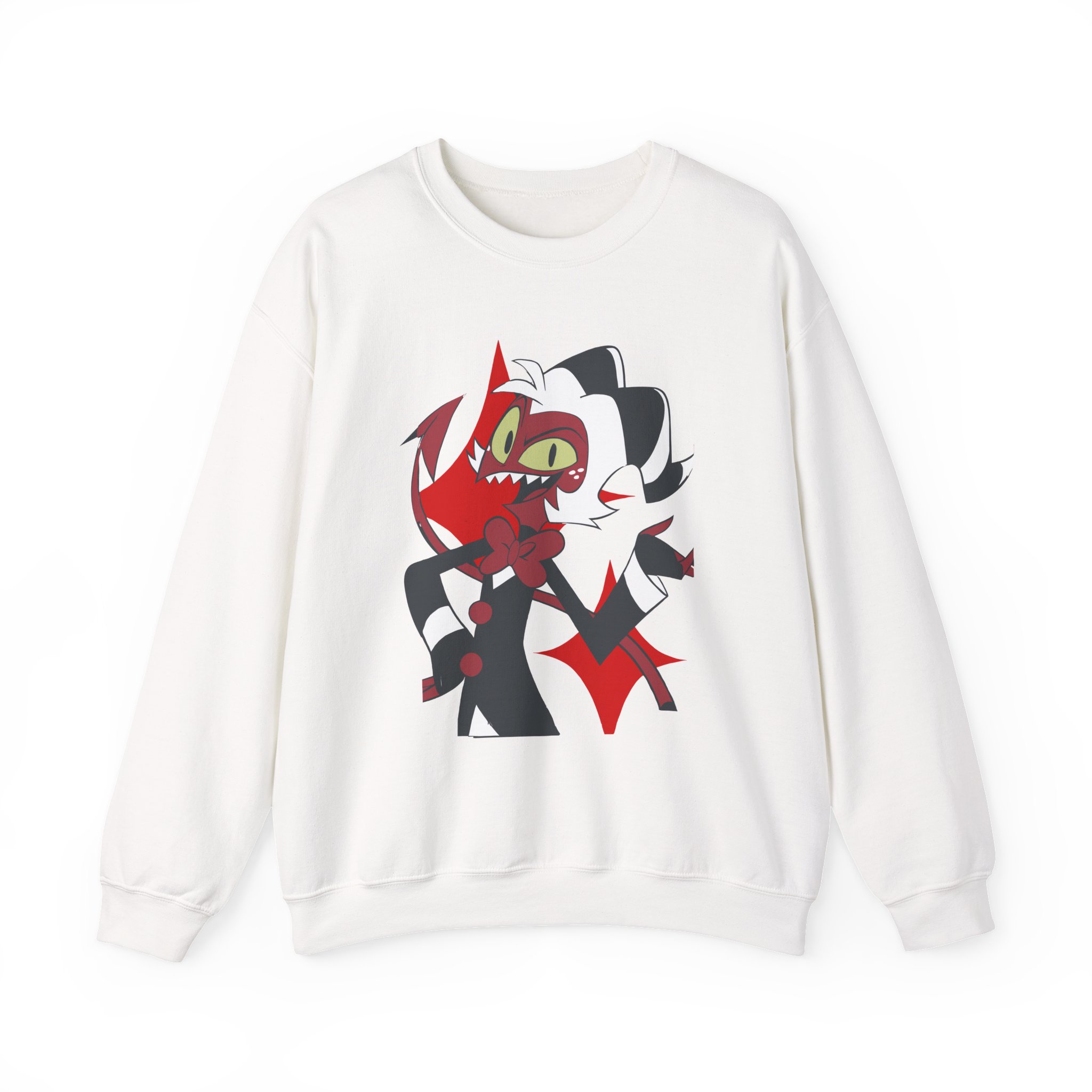 Helluva Boss Moxxie Unisex Heavy Blendâ„¢ Crewneck Sweatshirt