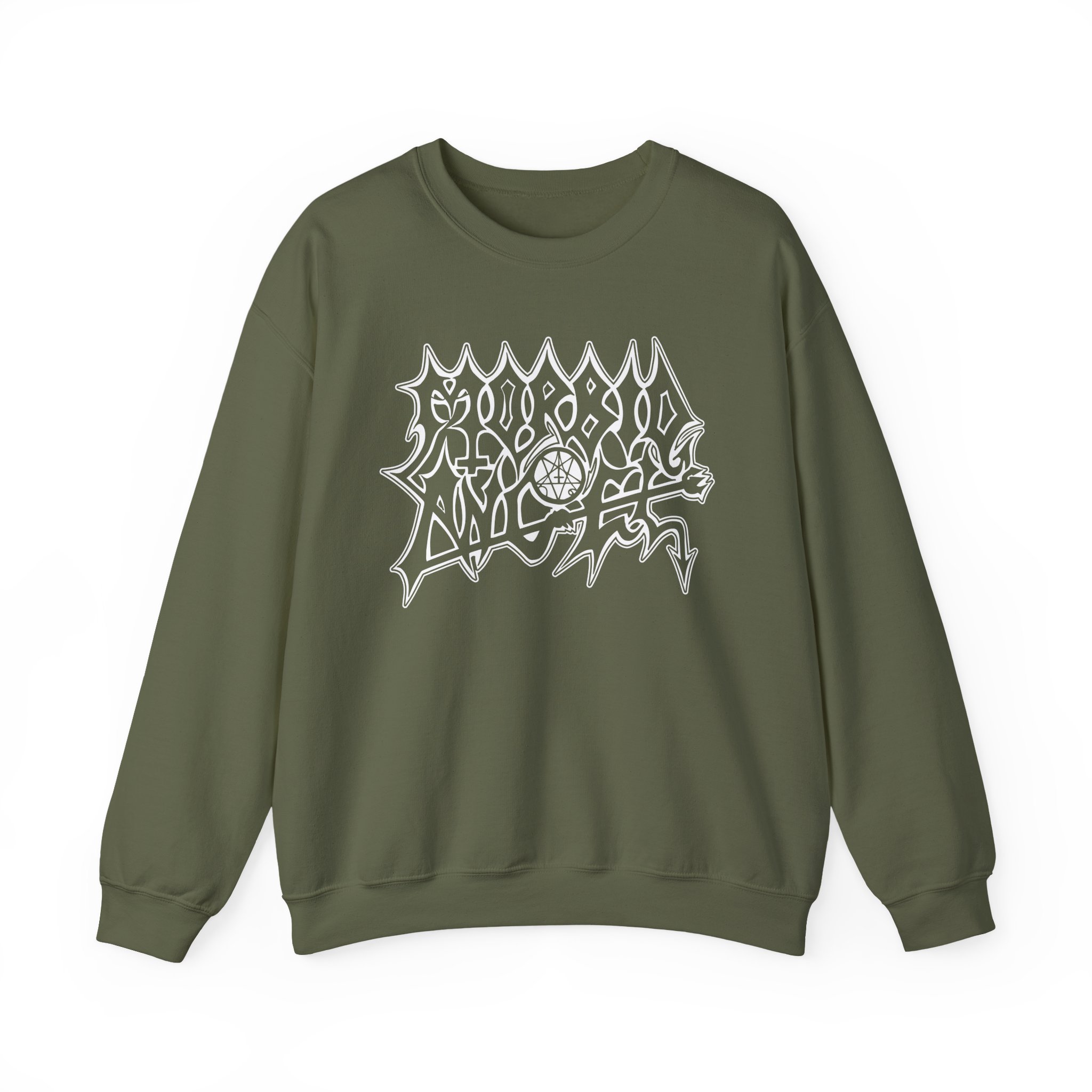 Morbid Angel Logo Unisex Heavy Blendâ„¢ Crewneck Sweatshirt