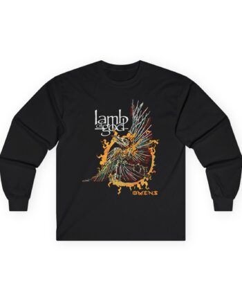 Lamb of God Omens Skeleton Eagle Unisex Ultra Cotton Long Sleeve Tee