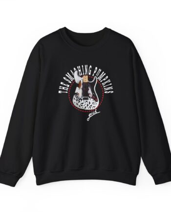 Billy Corgan Smashing Pumpkins Bat Strat Unisex Heavy Blend™ Crewneck Sweatshirt