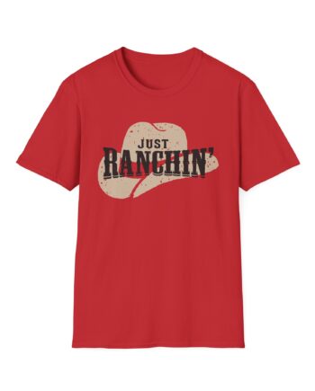 Dale Brisby Just Ranchin Clay Unisex Softstyle T-Shirt