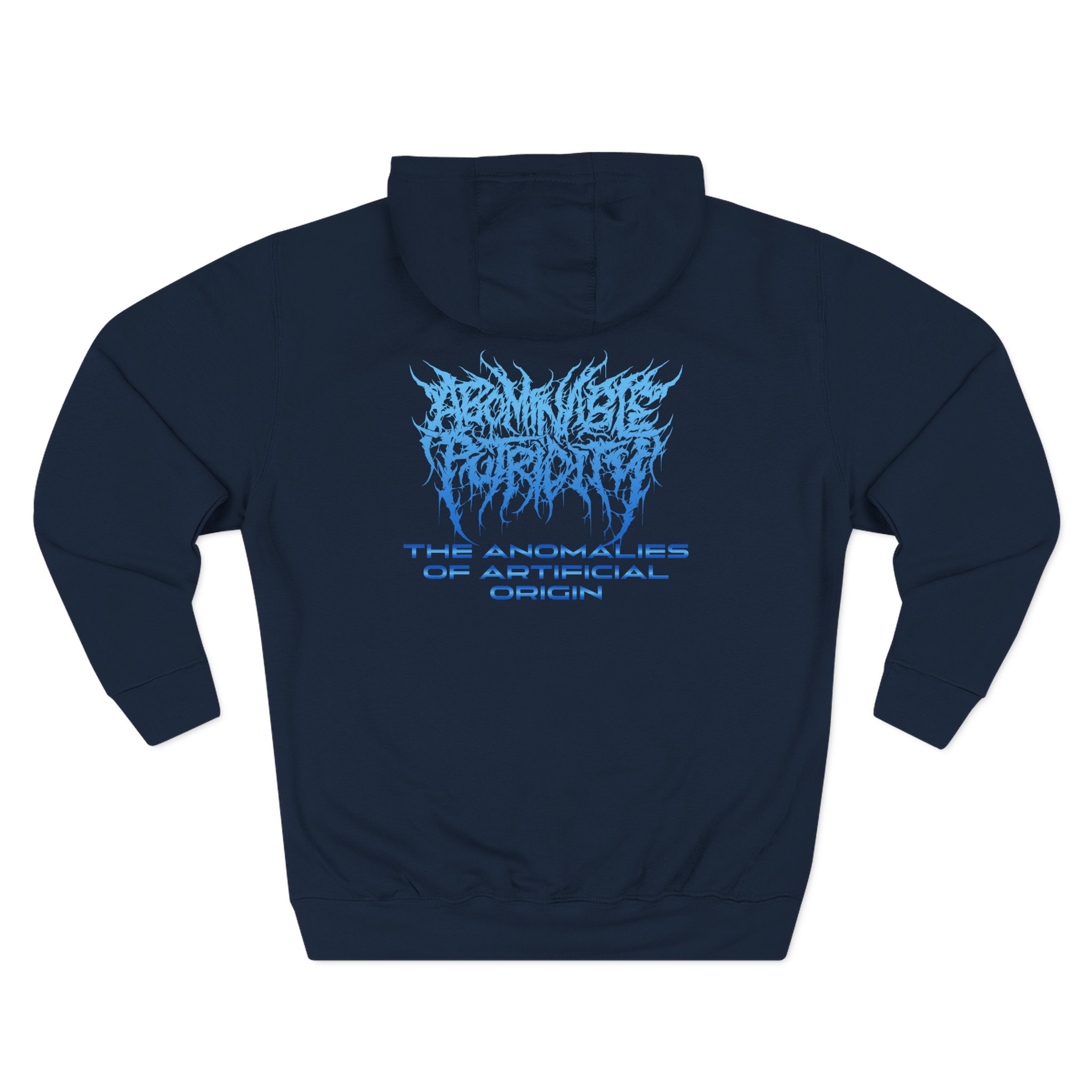 Abominable Putridity The Anomalies of Artificial Origin Three-Panel Fleece Hoodie