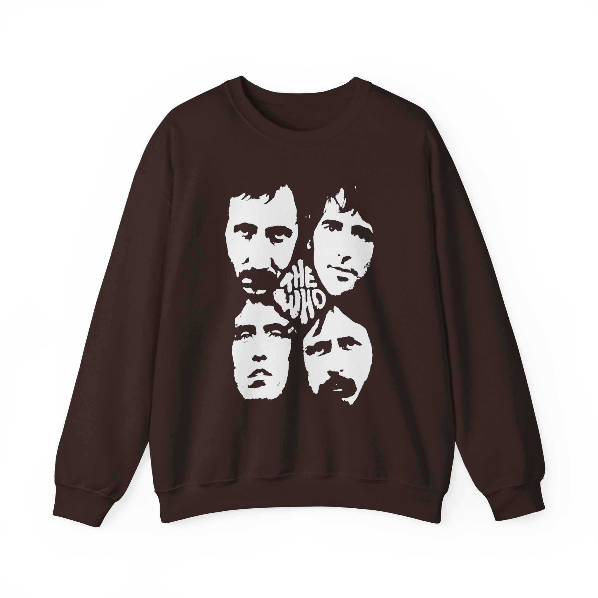 TW Distressed Four Faces Unisex Heavy Blendâ„¢ Crewneck Sweatshirt