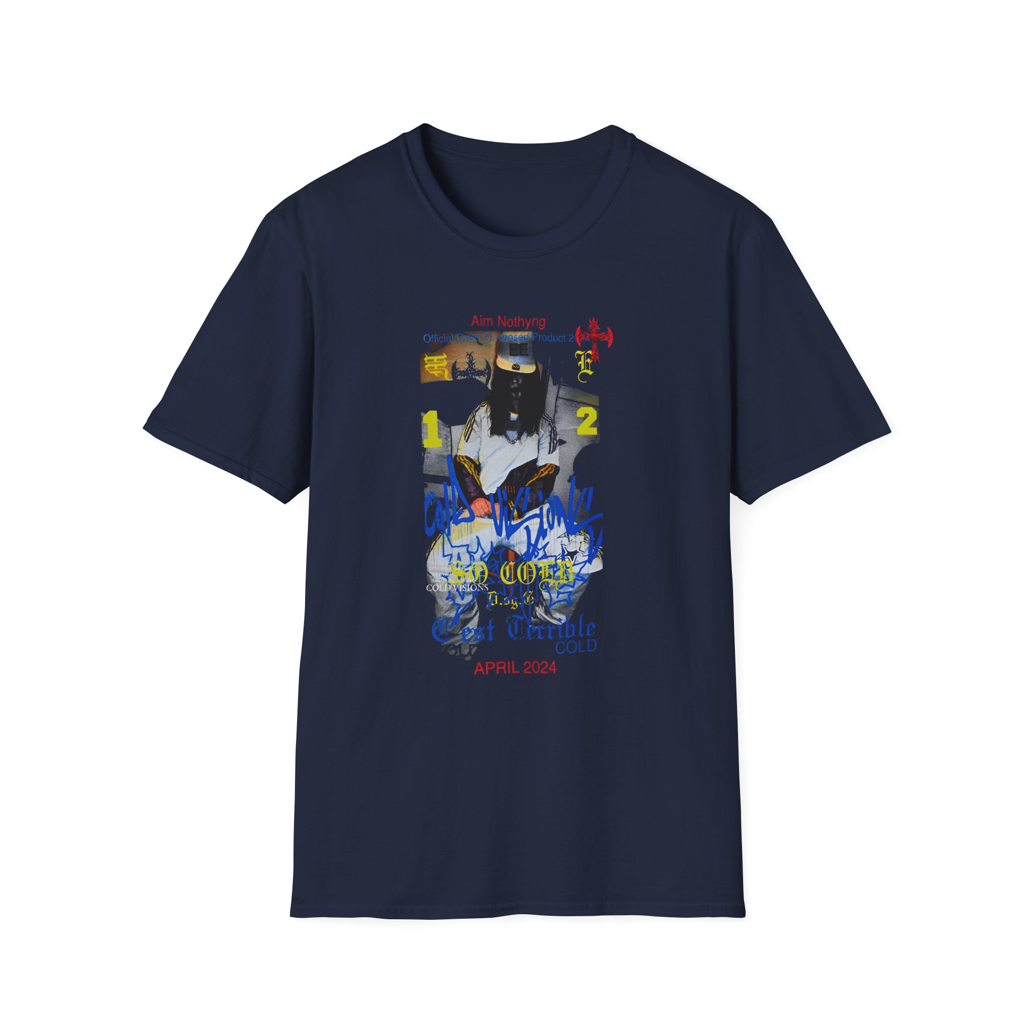 Bladee Aim Nothyng Unisex Softstyle T-Shirt