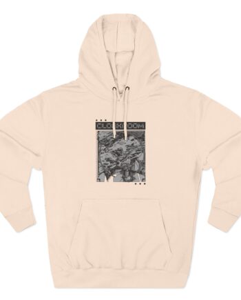 Cloakroom Dissolution Wave Three-Panel Fleece Hoodie