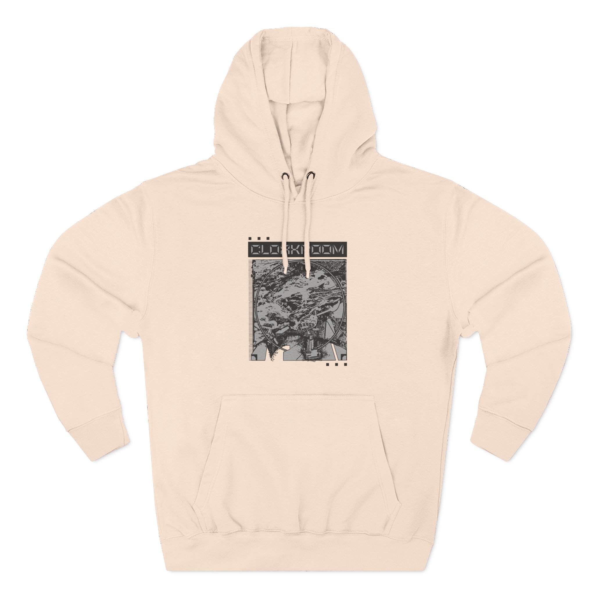 Cloakroom Dissolution Wave Three-Panel Fleece Hoodie