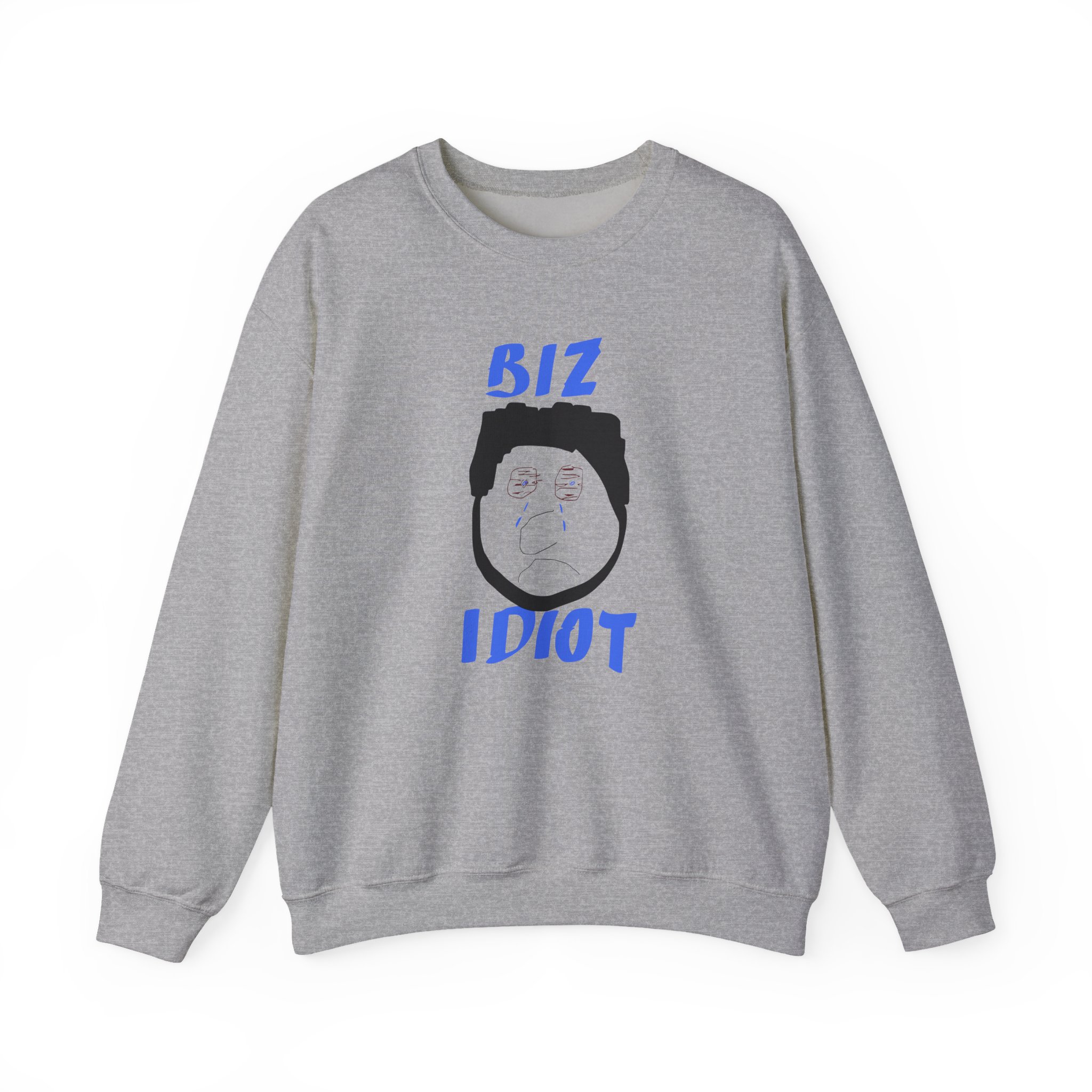 Spittin Chiclets Biz Idiot Unisex Heavy Blendâ„¢ Crewneck Sweatshirt
