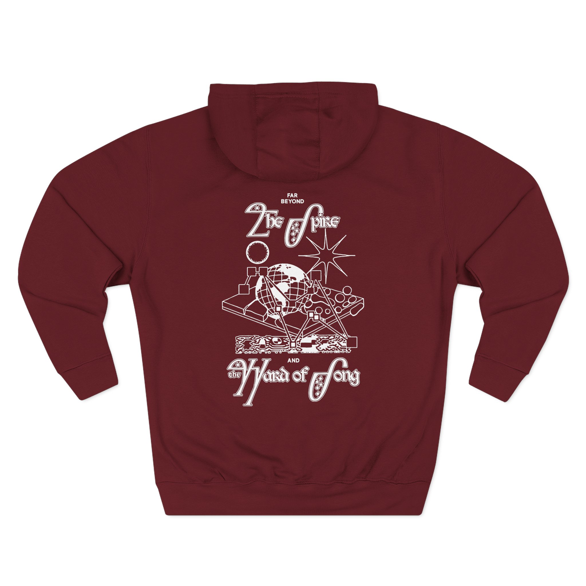 Cloakroom the Spire and Ward of Song Three-Panel Fleece Hoodie