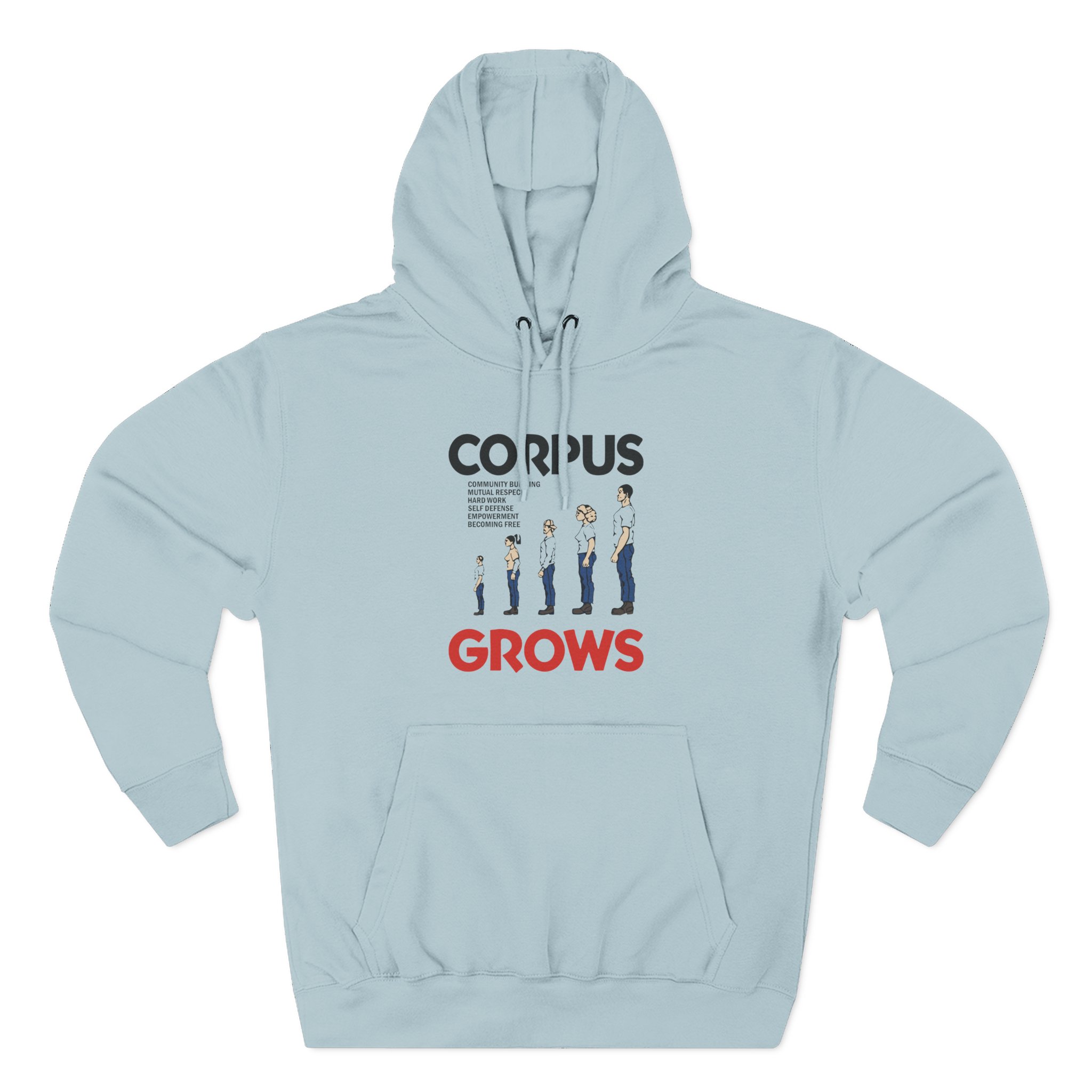 Show Me the Body Corpus Grows Three-Panel Fleece Hoodie
