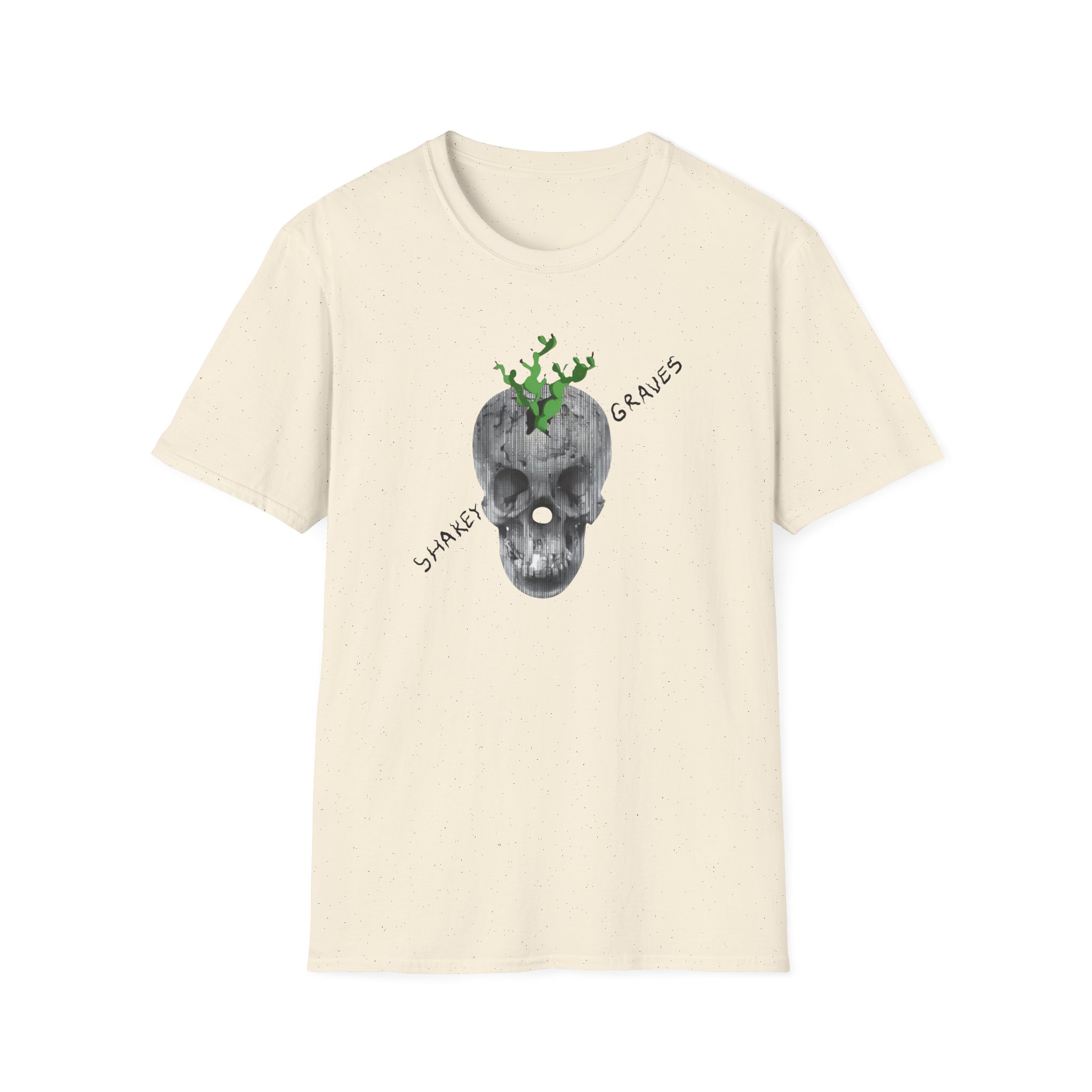 Shakey Graves Skull Unisex Softstyle T-Shirt