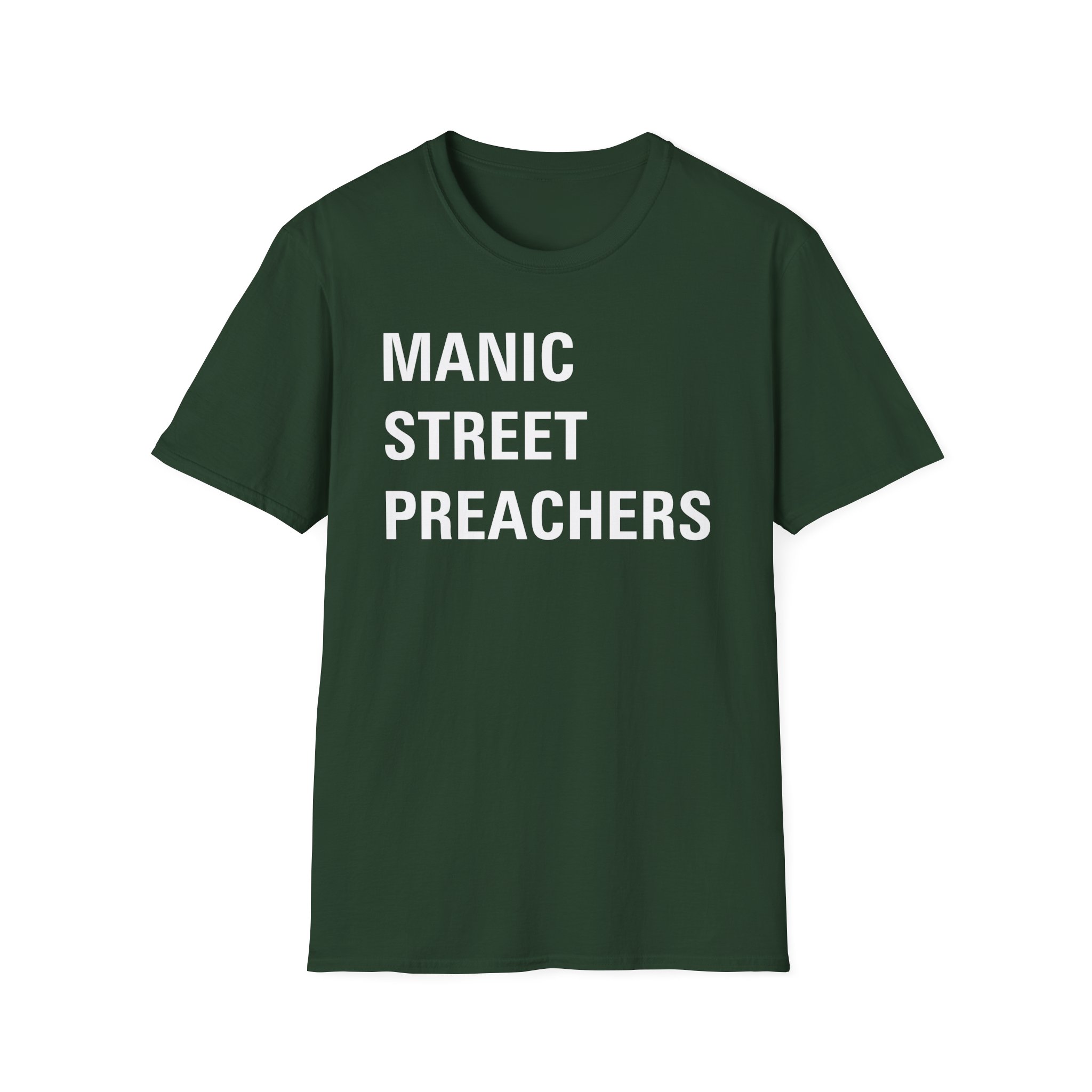 Manic Street Preachers Block Logo Unisex Softstyle T-Shirt