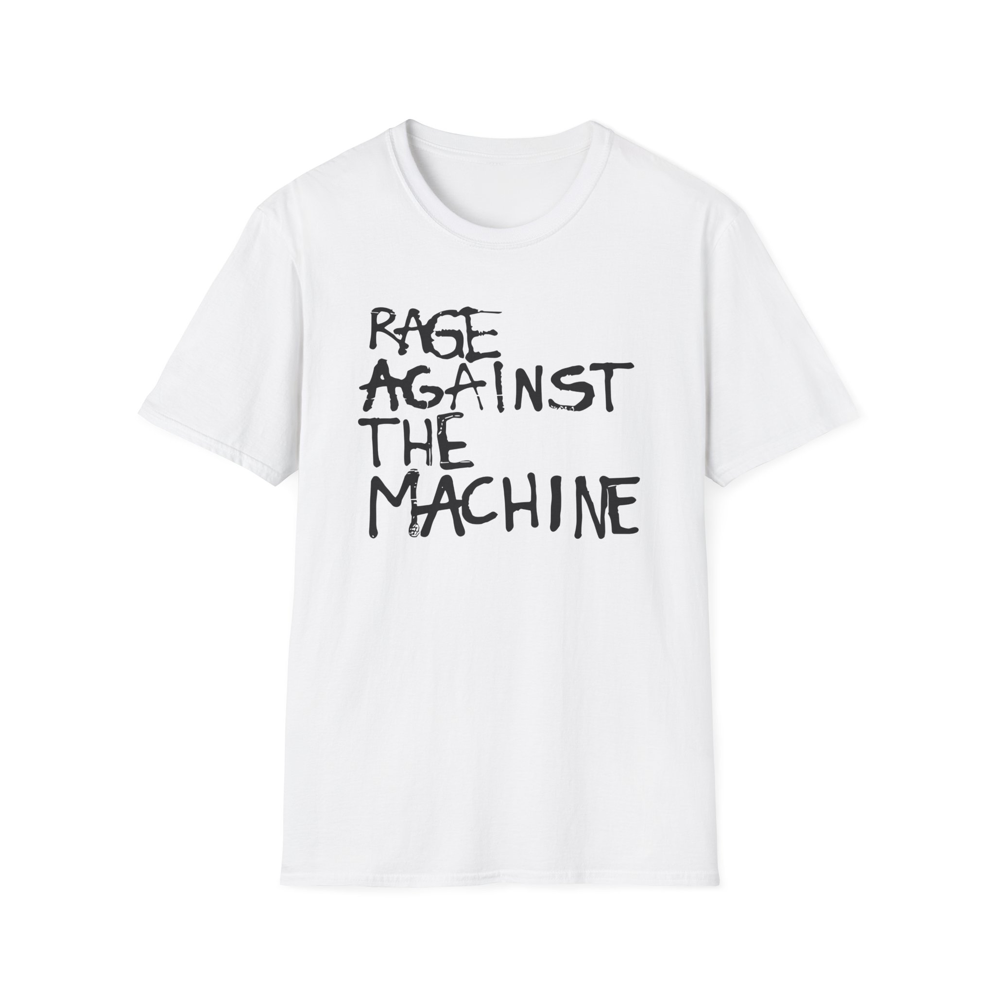 Rage Against the Machine Scrawl Unisex Softstyle T-Shirt