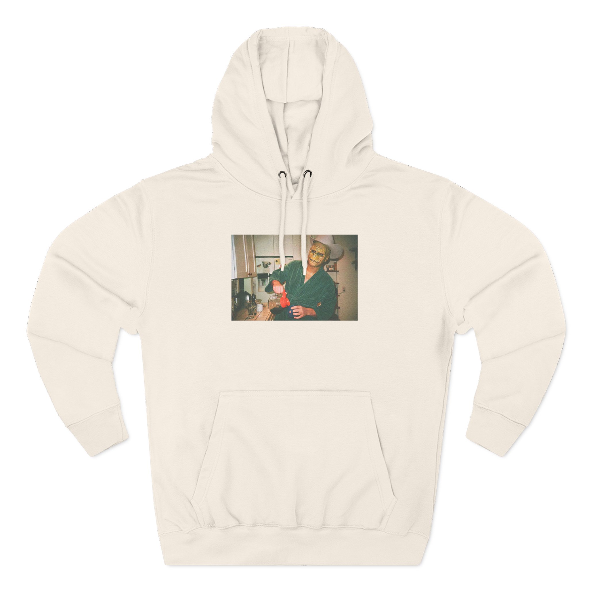 Mac Demarco Lizard Man Coffee Three-Panel Fleece Hoodie