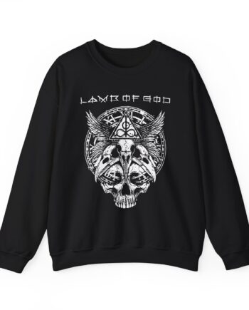 Lamb of God Time Skull Unisex Heavy Blend™ Crewneck Sweatshirt