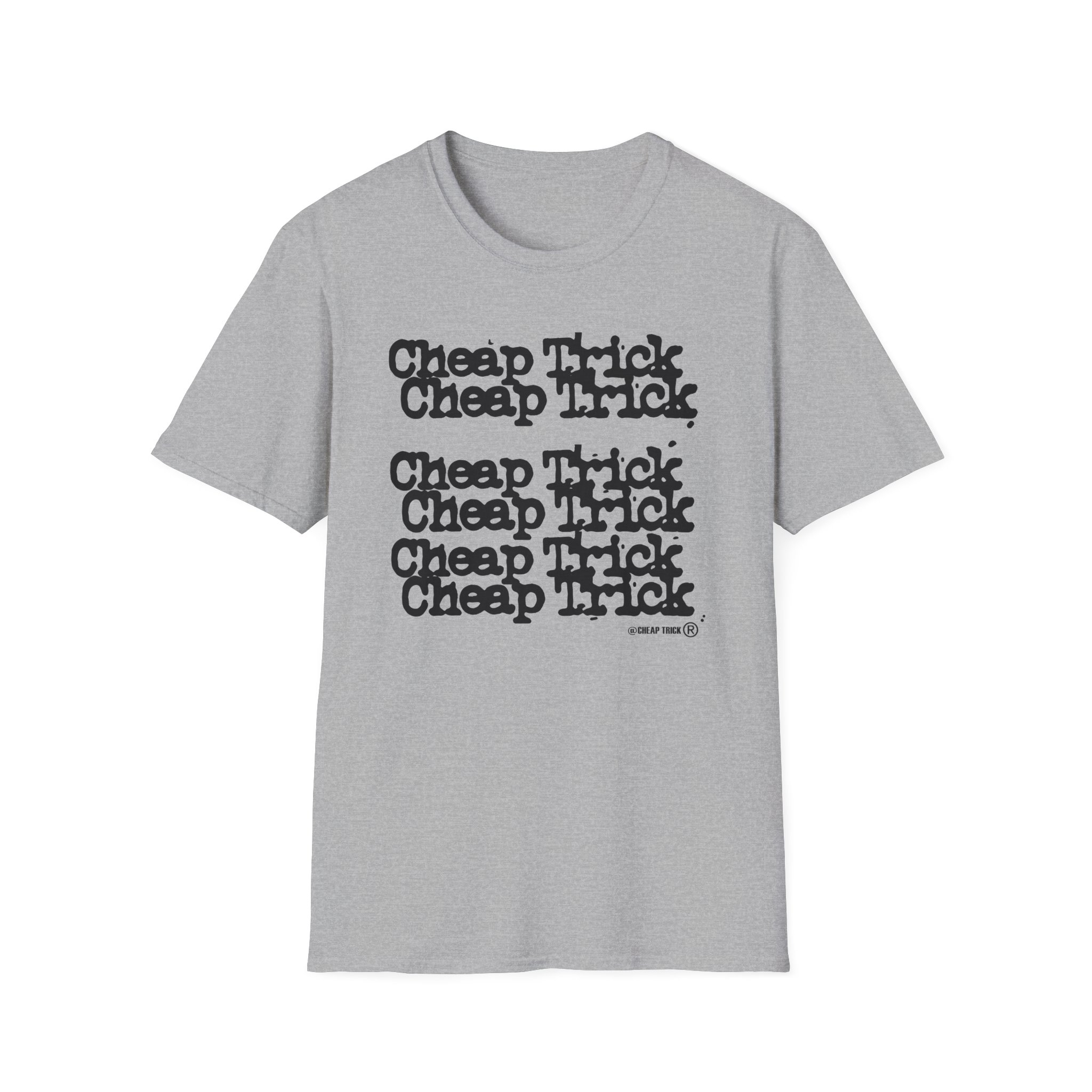 Cheap Trick Stacked Logo Unisex Softstyle T-Shirt
