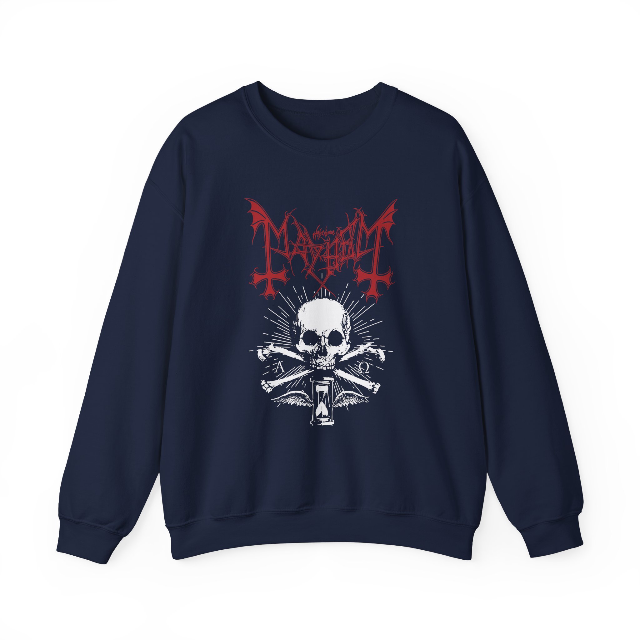 Mayhem Skull Snake Unisex Heavy Blendâ„¢ Crewneck Sweatshirt