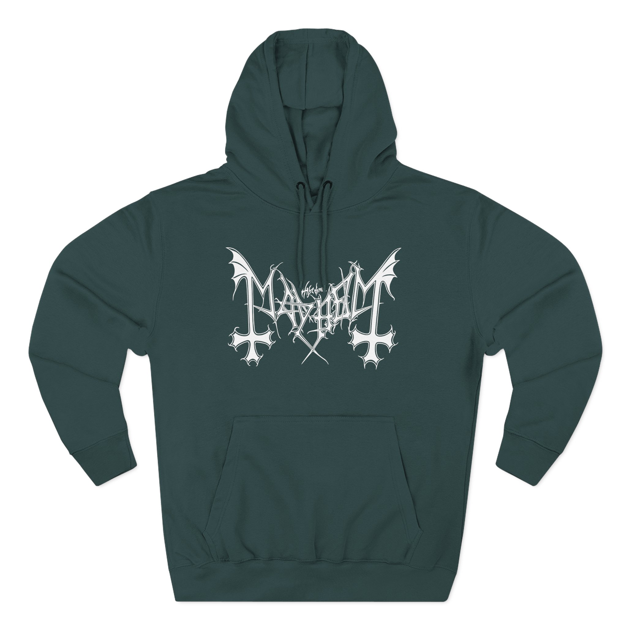 Mayhem Logo Three-Panel Fleece Hoodie