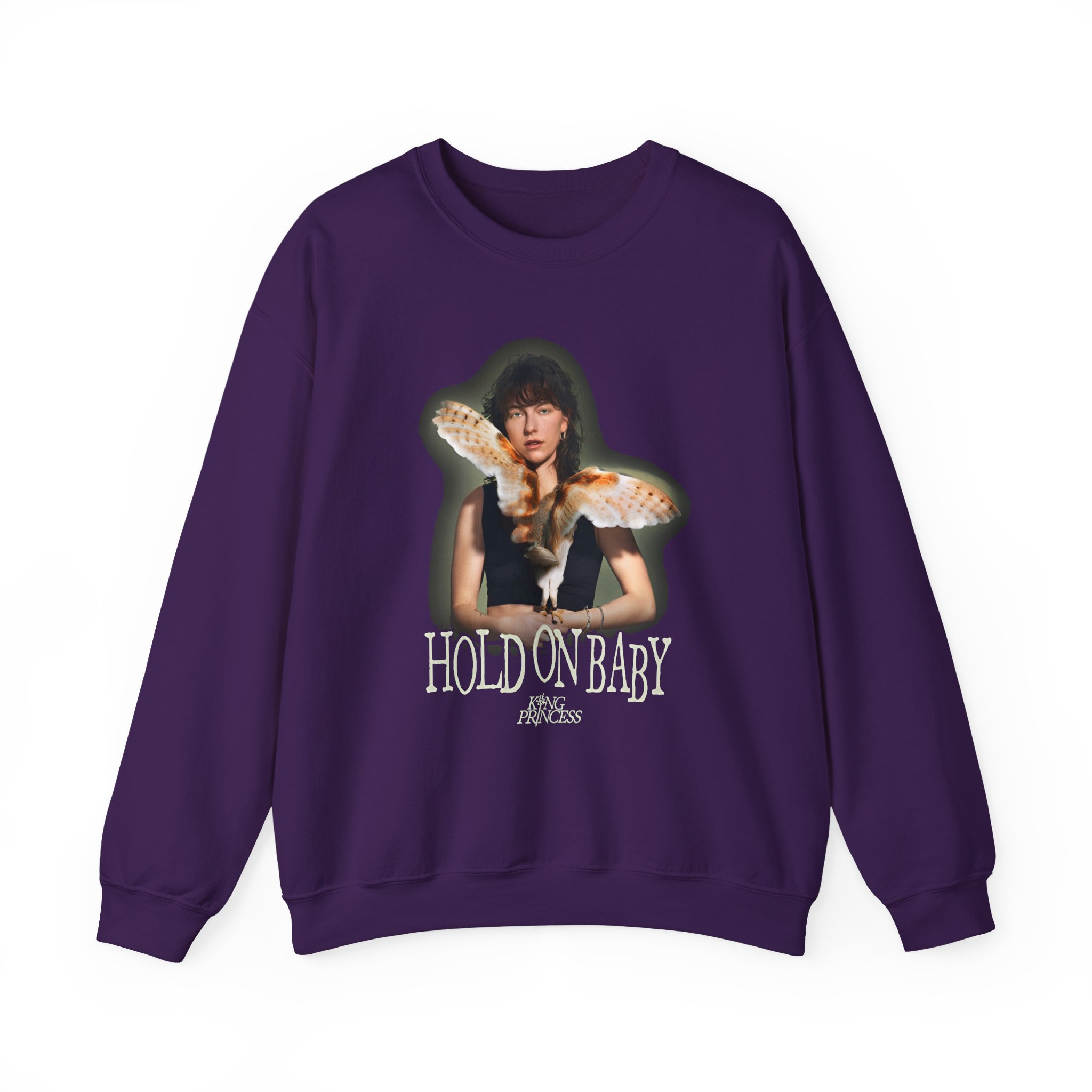 King Princess Hold on Baby Unisex Heavy Blendâ„¢ Crewneck Sweatshirt