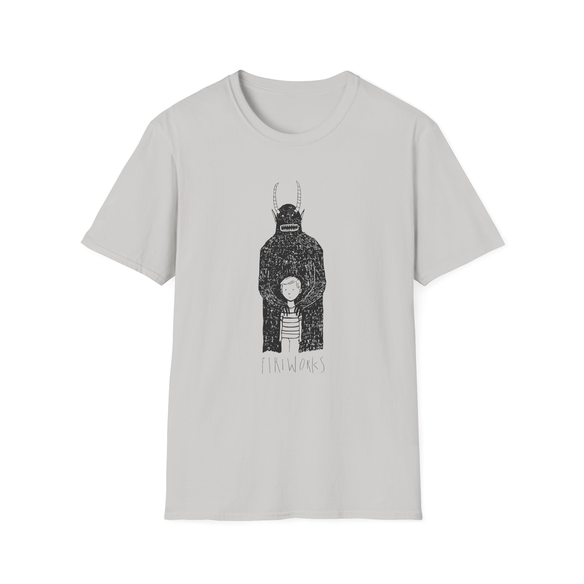 Fireworks Monster Unisex Softstyle T-Shirt