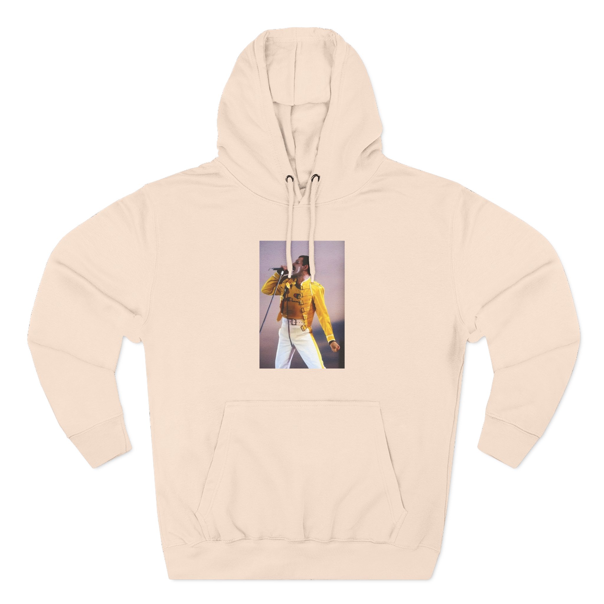 F M Three-Panel Fleece Hoodie