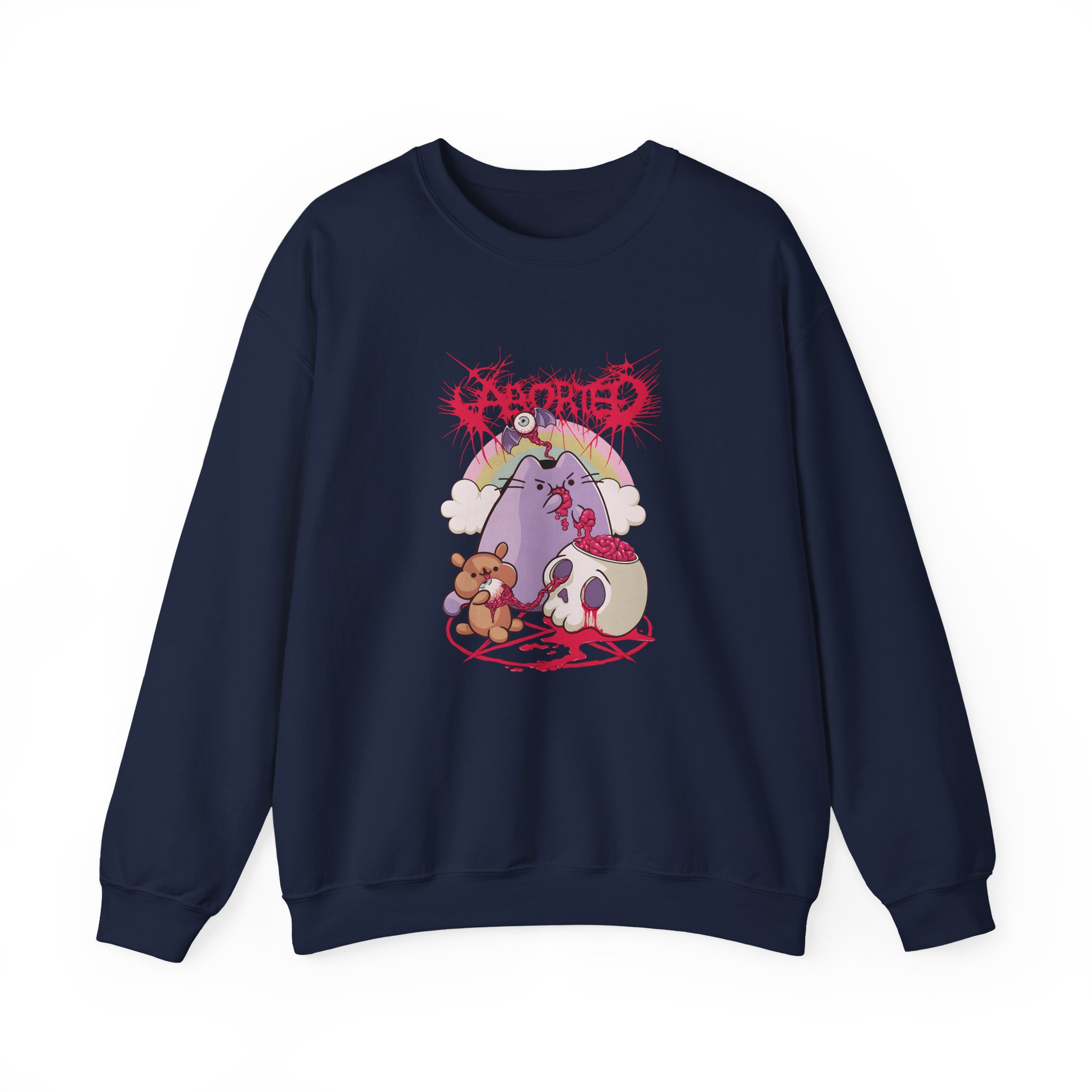 Aborted NomNom Unisex Heavy Blendâ„¢ Crewneck Sweatshirt